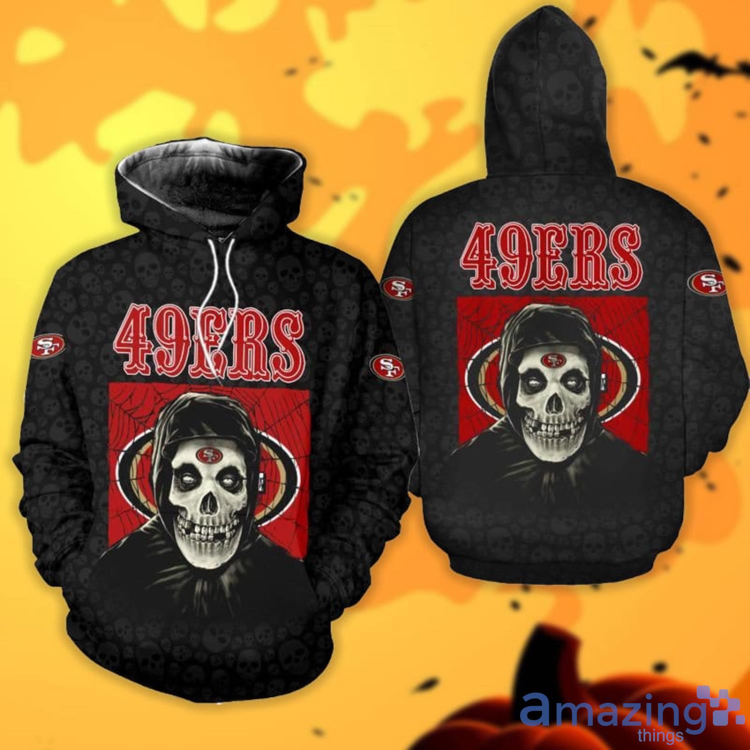San Francisco 49ers Halloween Misfit 3D All Over Printed Shirts Product Photo 1