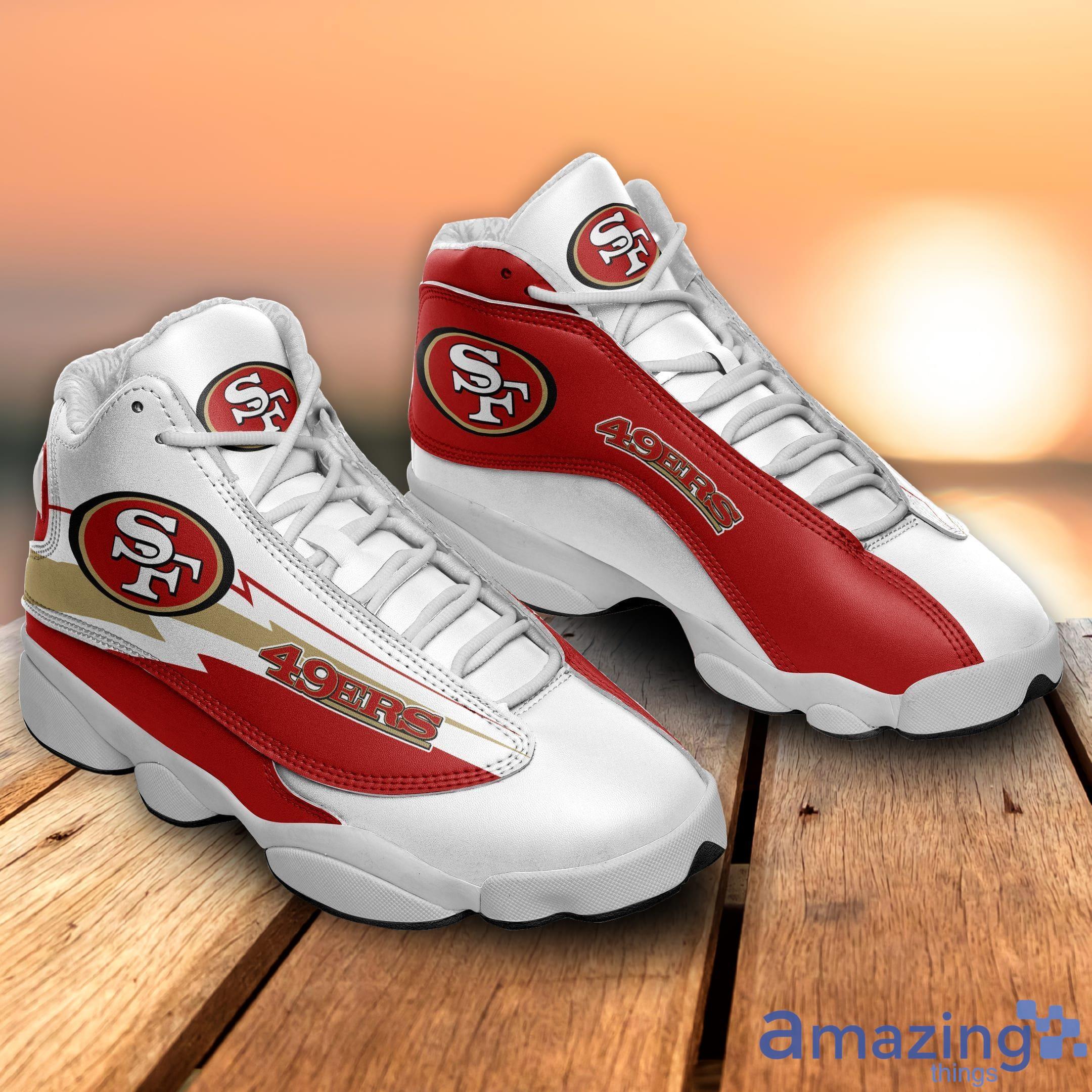 San Francisco 49ers Men's And Women's Air Jordan 13 Shoes