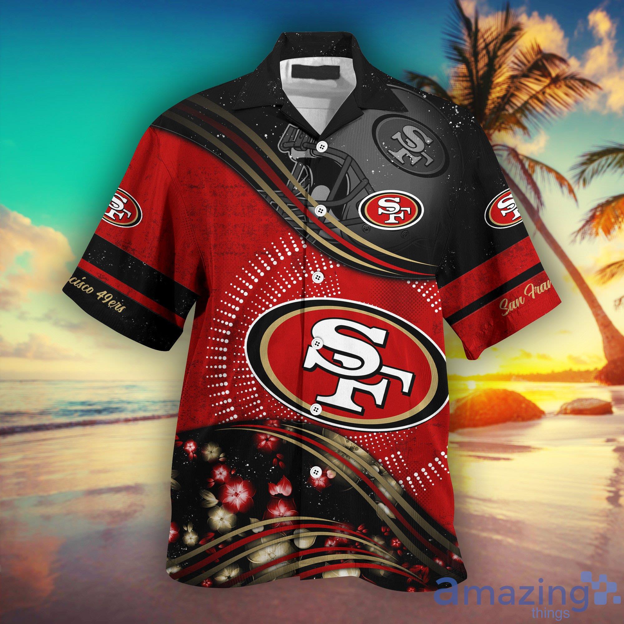 San Francisco 49ers Summer Hawaiian Shirt, Hawaiian Plants And