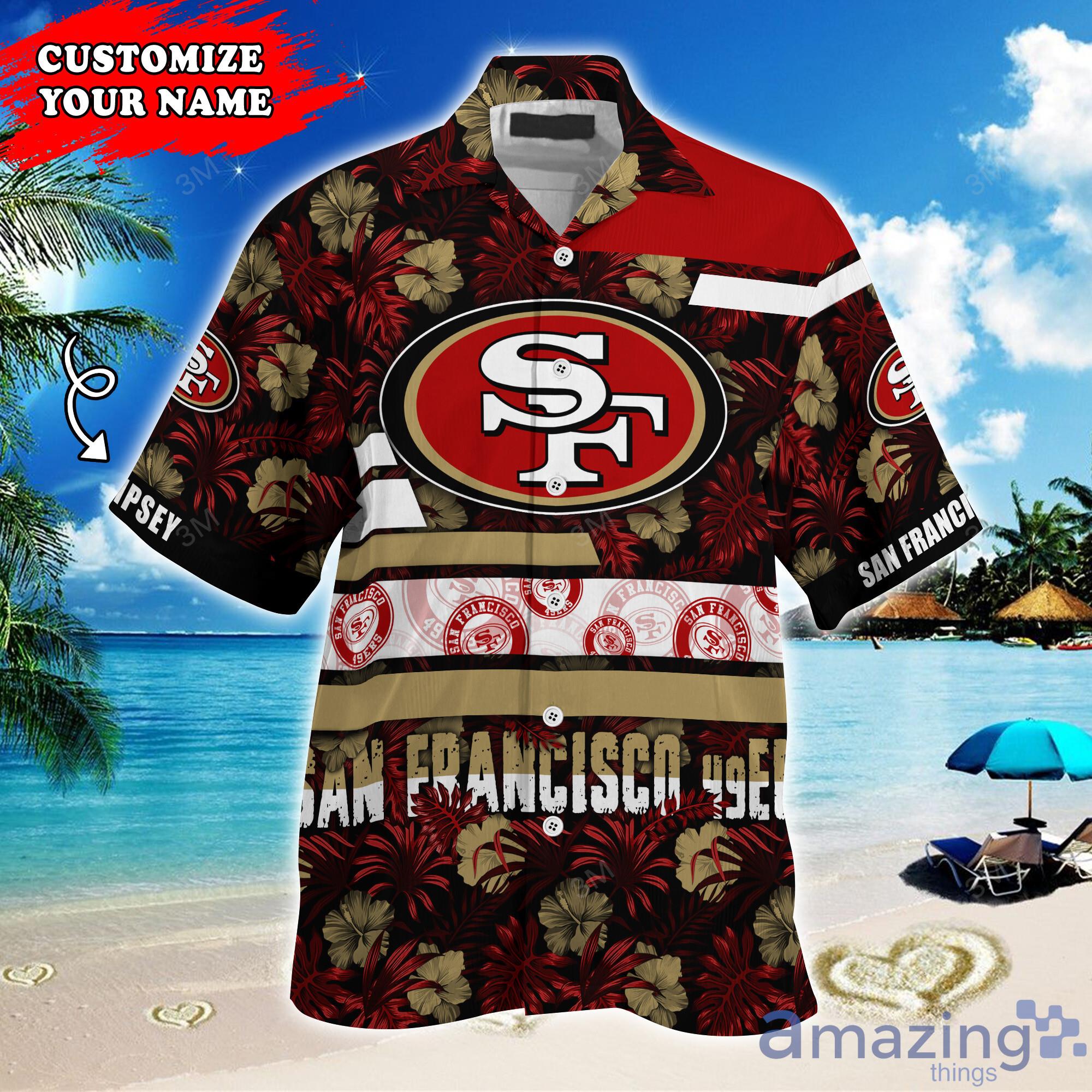 San Francisco 49ers Men's Short Sleeve Shirt Hawaiian Shirts