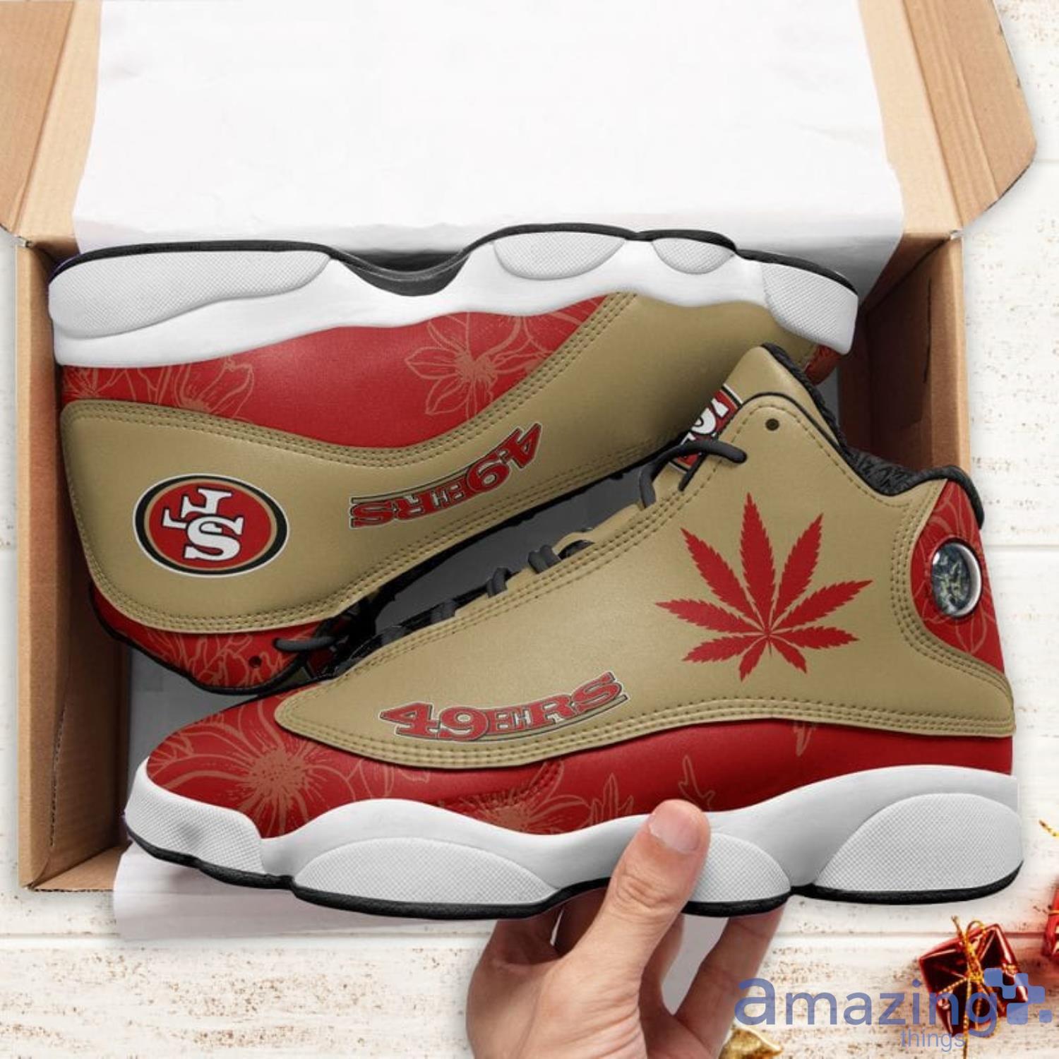 Nfl San Francisco 49ers Air Jordan 13 Shoes For Fans