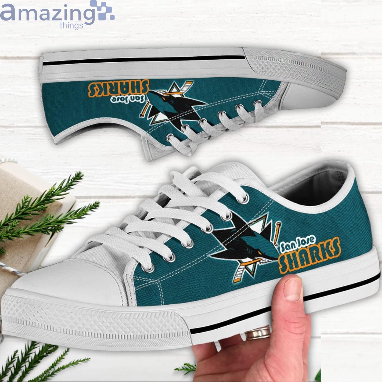 San Jose Sharks Low Top Canvas Shoes San Jose Sharks Shoes For Men And Women Product Photo 1 San Jose Sharks Low Top Canvas Shoes San Jose Sharks Shoes For Men And Women Product Photo 1