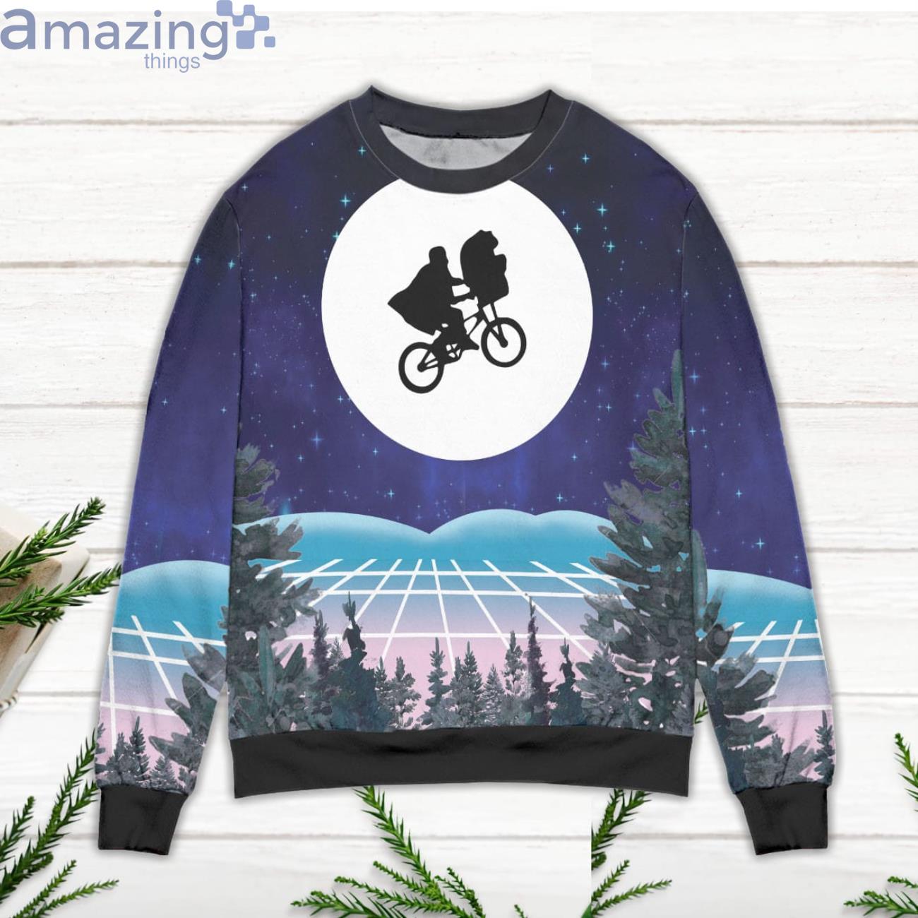 Santa Claus Xmas Night Ugly Christmas Sweater image Santa Claus Xmas Night Ugly Christmas Sweater Product Photo 2