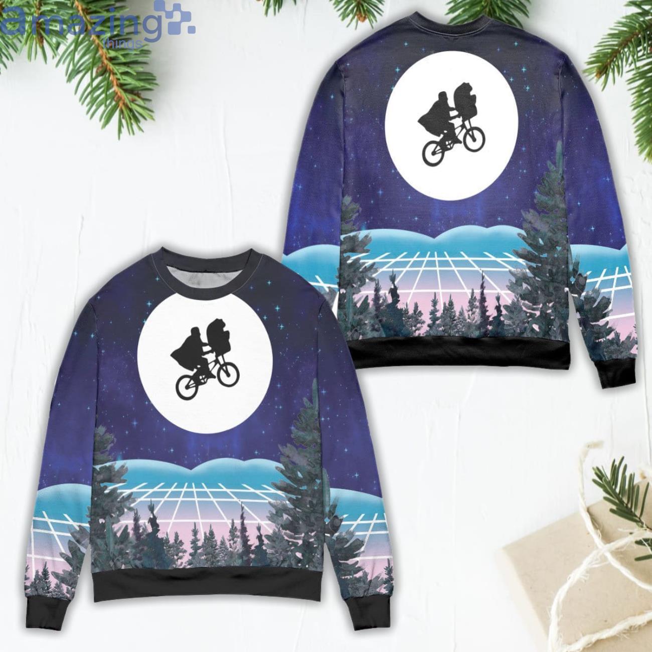 Santa Claus Xmas Night Ugly Christmas Sweater Product Photo 1 Santa Claus Xmas Night Ugly Christmas Sweater Product Photo 1