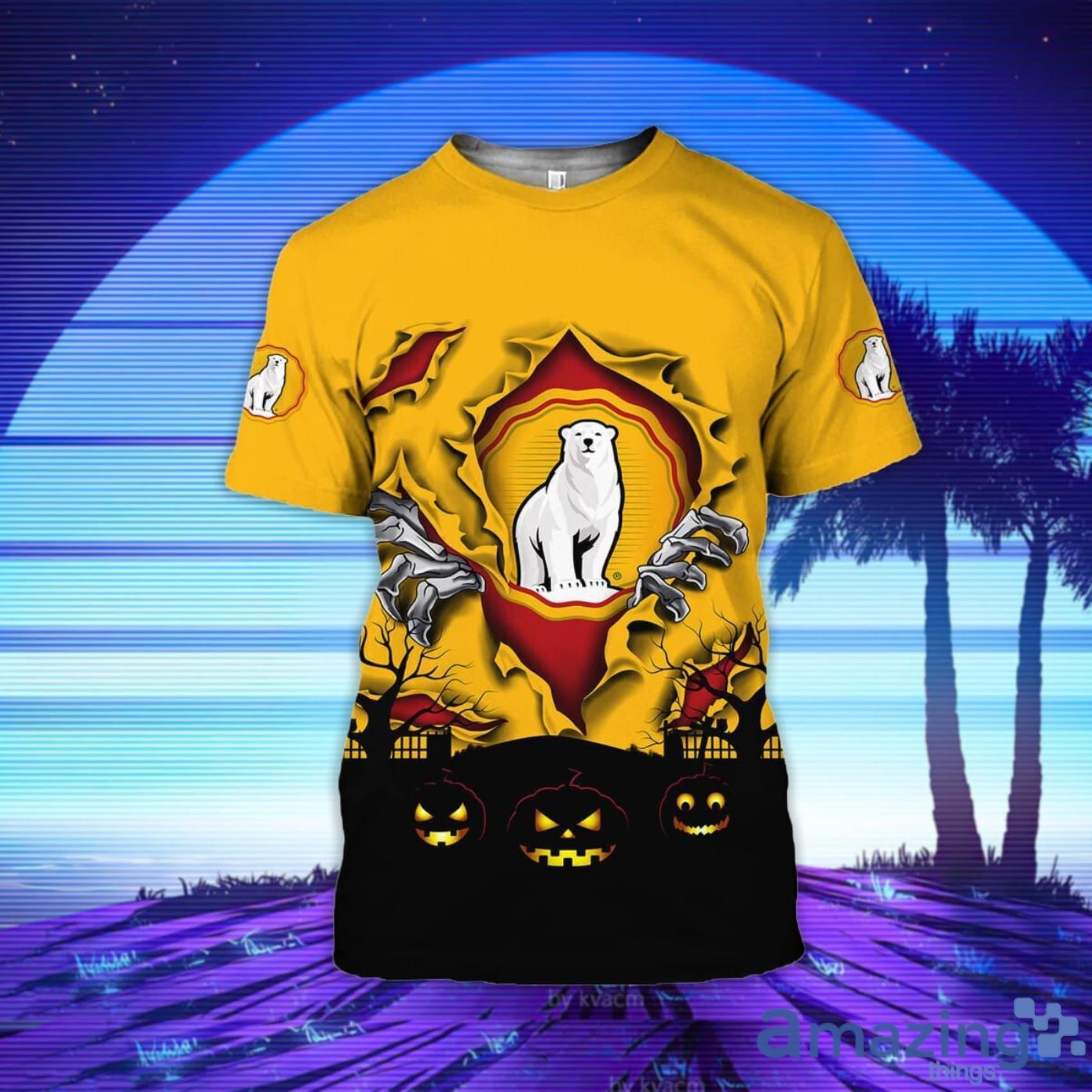 Scary Night Halloween Bundaberg Rum 3D T-Shirt Product Photo 1