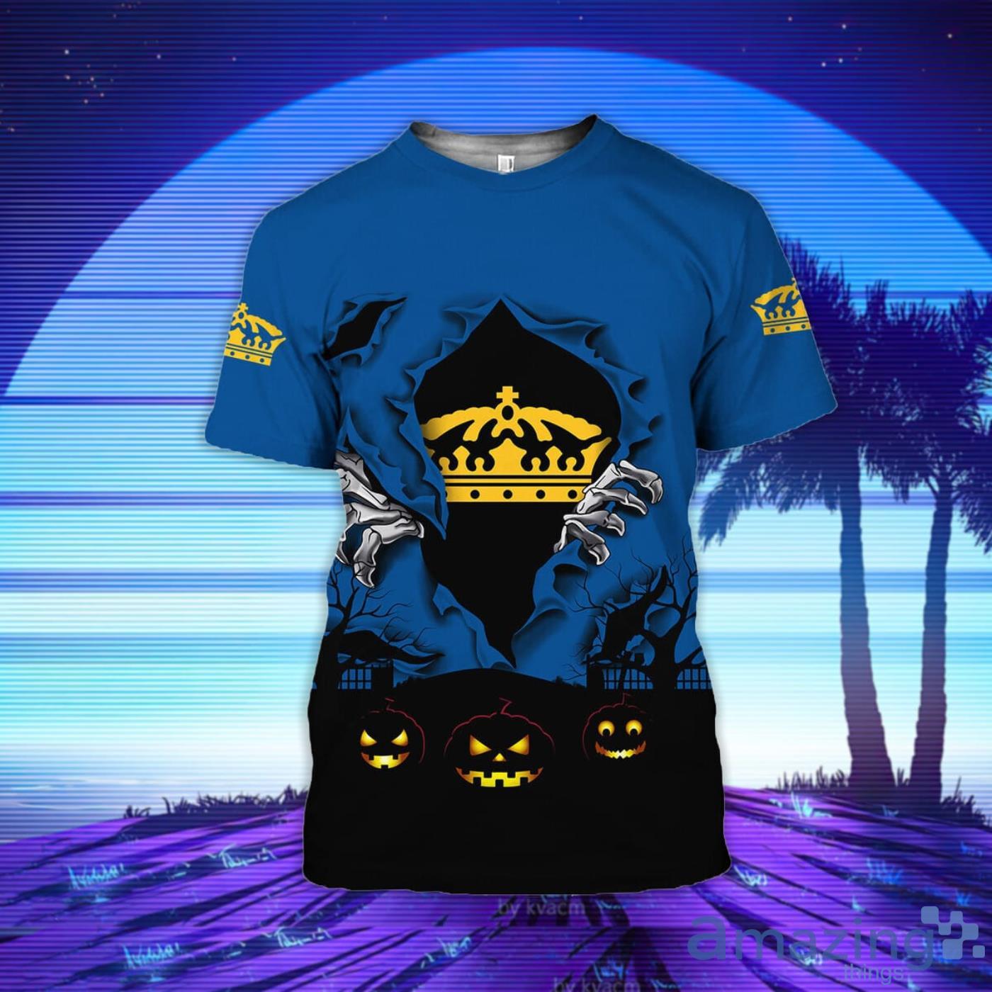 Scary Night Halloween Corona Extra 3D T-Shirt Product Photo 1