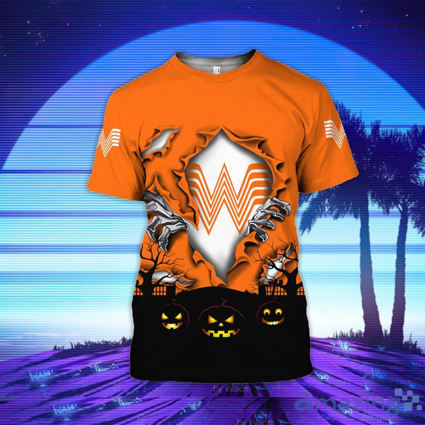 Scary Night Halloween Whataburger 3D T-Shirt Product Photo 1