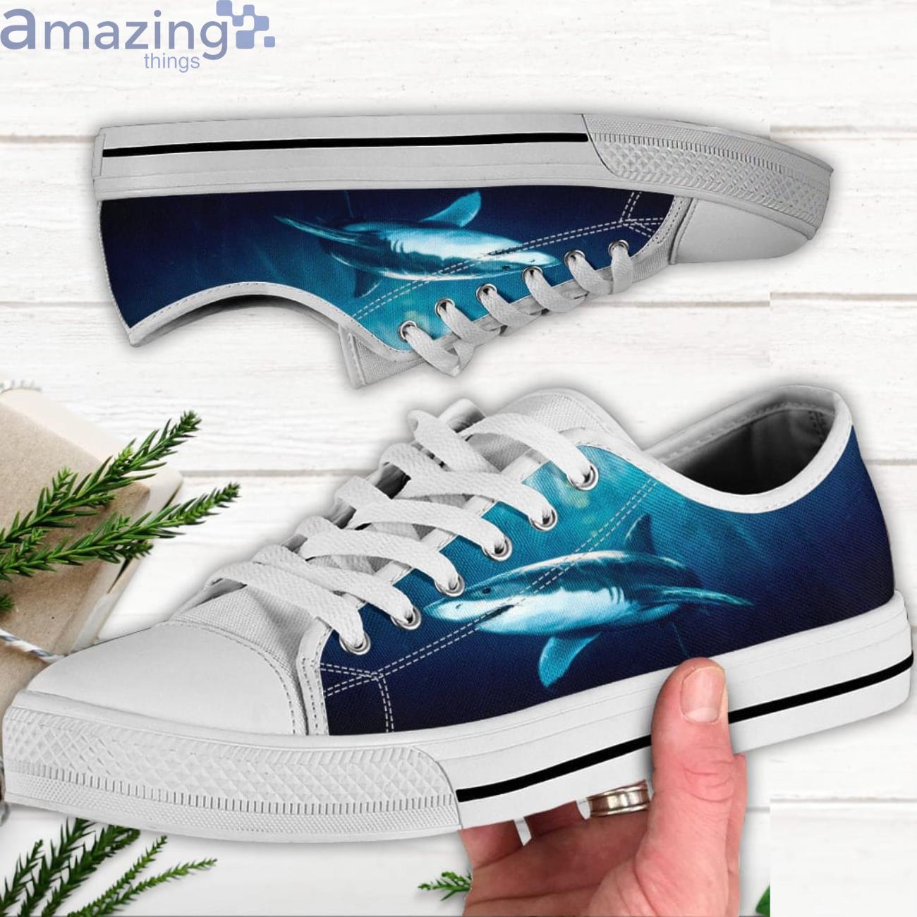 Sharks Low Top Canvas Shoes Sharks Shoes For Men And Women Product Photo 1 Sharks Low Top Canvas Shoes Sharks Shoes For Men And Women Product Photo 1