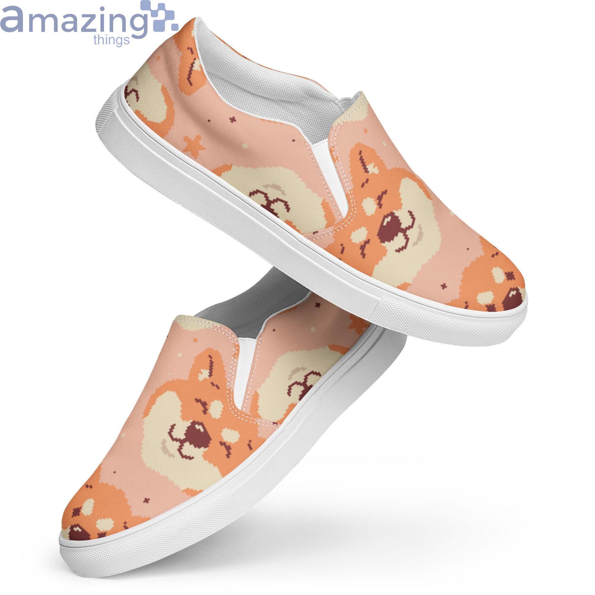 Shiba Inu Pixelated Dog Lover Gifts Dog Owner Gifts Fur Baby Dog Shoes Slip On Shoes Product Photo 1 Shiba Inu Pixelated Dog Lover Gifts Dog Owner Gifts Fur Baby Dog Shoes Slip On Shoes Product Photo 1