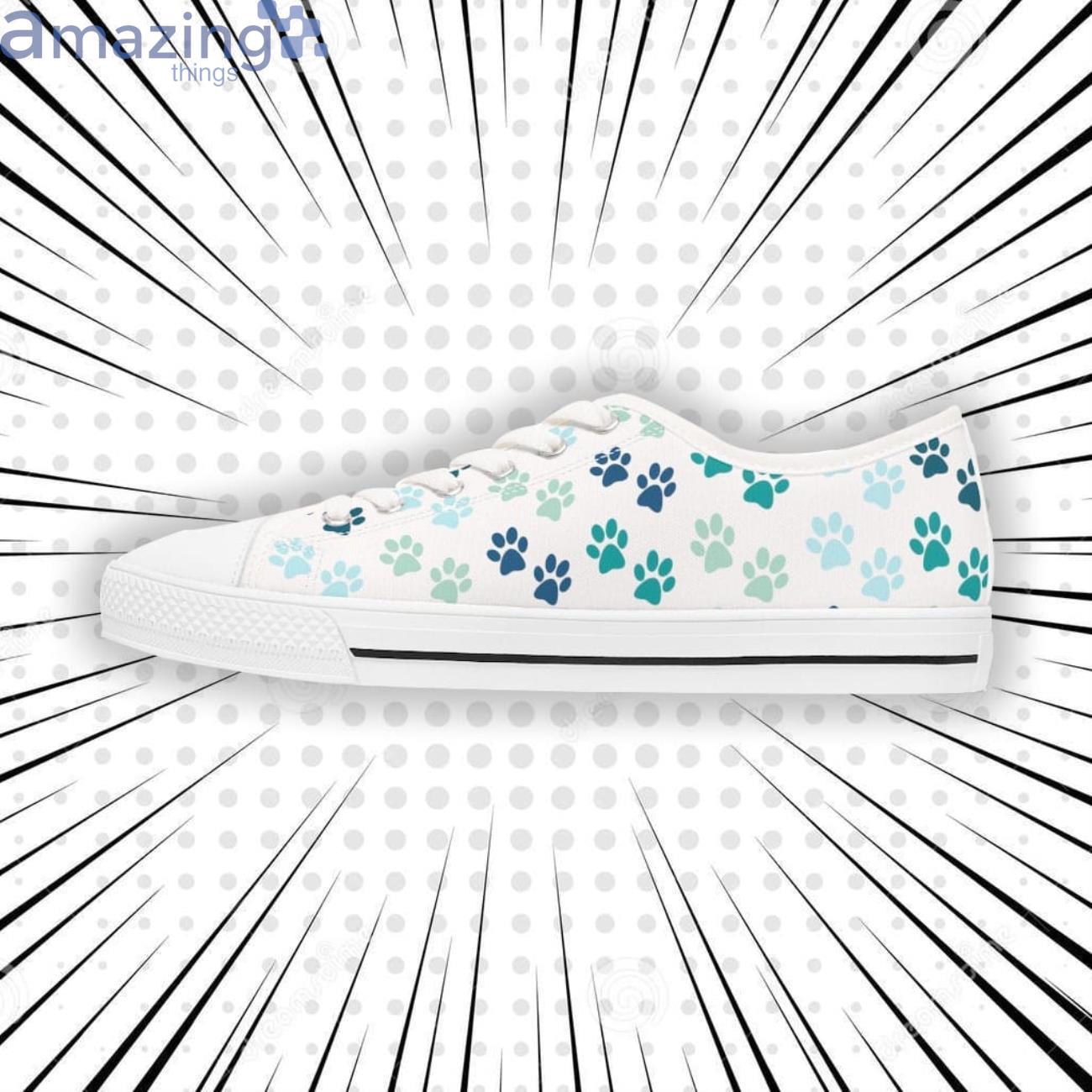 Shoes For Women Paw Print Shoes Shoes Dog Lover Low Top Shoes image Shoes For Women Paw Print Shoes Shoes Dog Lover Low Top Shoes Product Photo 5