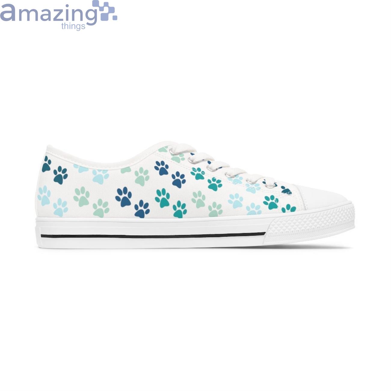 Shoes For Women Paw Print Shoes Shoes Dog Lover Low Top Shoes image Shoes For Women Paw Print Shoes Shoes Dog Lover Low Top Shoes Product Photo 6