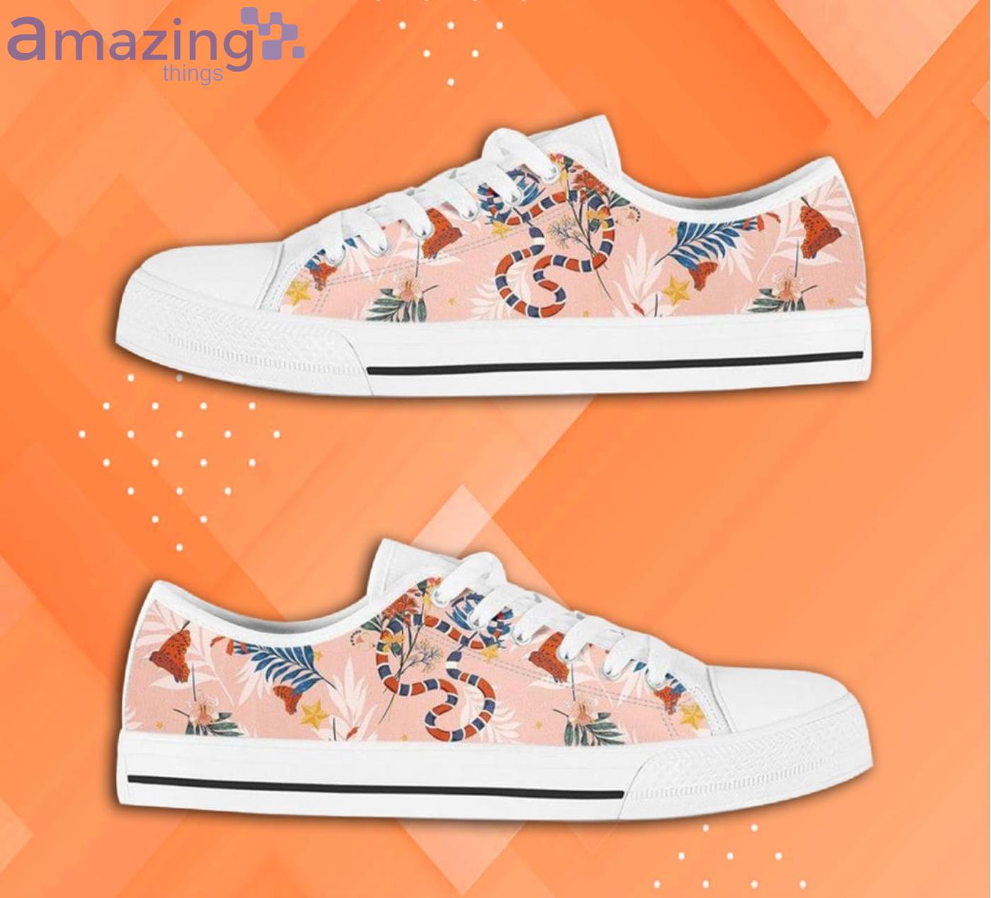 Snake Printed Pattern Low Top Shoes image Snake Printed Pattern Low Top Shoes Product Photo 2
