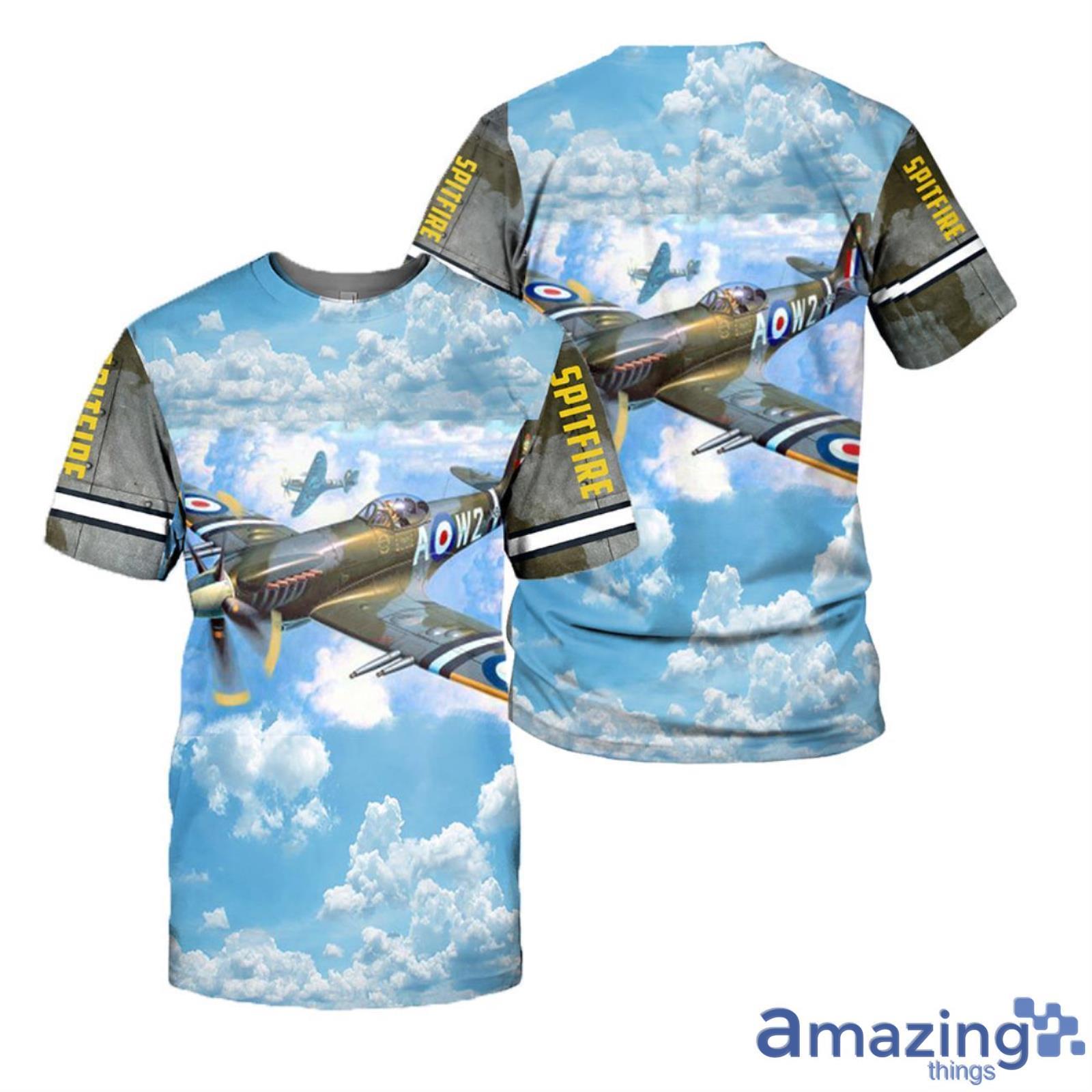 Spitfire Blue Halloween Gift 3D All Over Printed Shirts image Spitfire Blue Halloween Gift 3D All Over Printed Shirts Product Photo 3