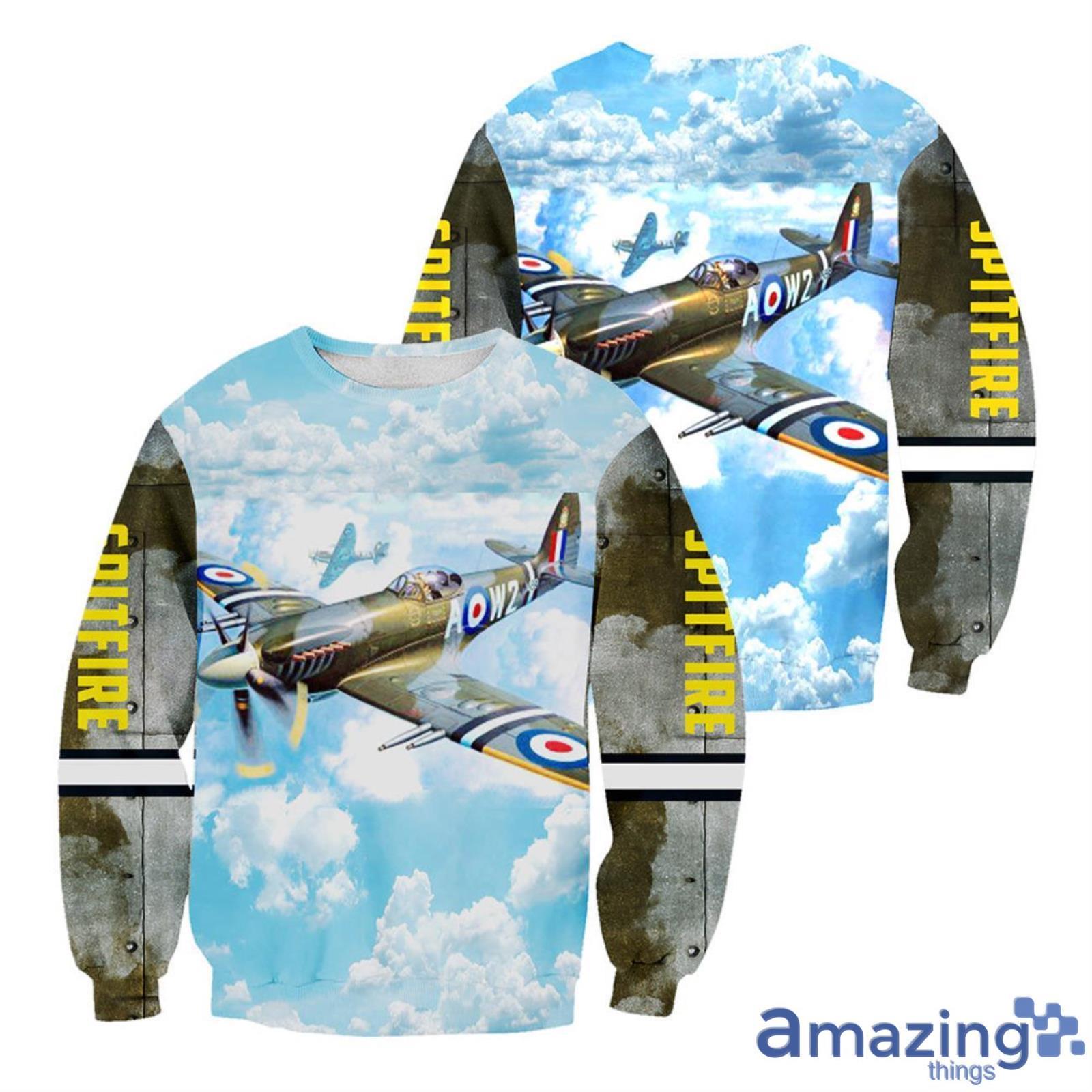 Spitfire Blue Halloween Gift 3D All Over Printed Shirts image Spitfire Blue Halloween Gift 3D All Over Printed Shirts Product Photo 4