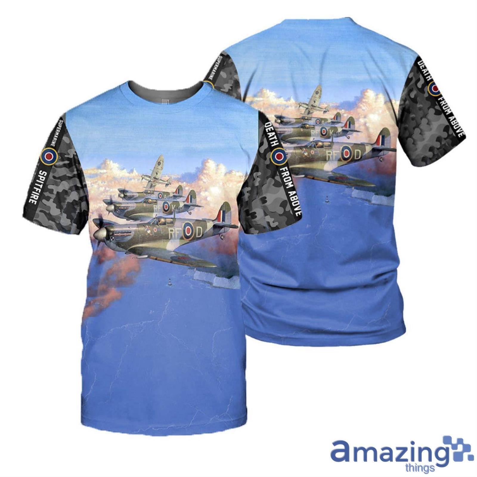 Spitfire Camo Halloween Gift 3D All Over Printed Shirts image Spitfire Camo Halloween Gift 3D All Over Printed Shirts Product Photo 3