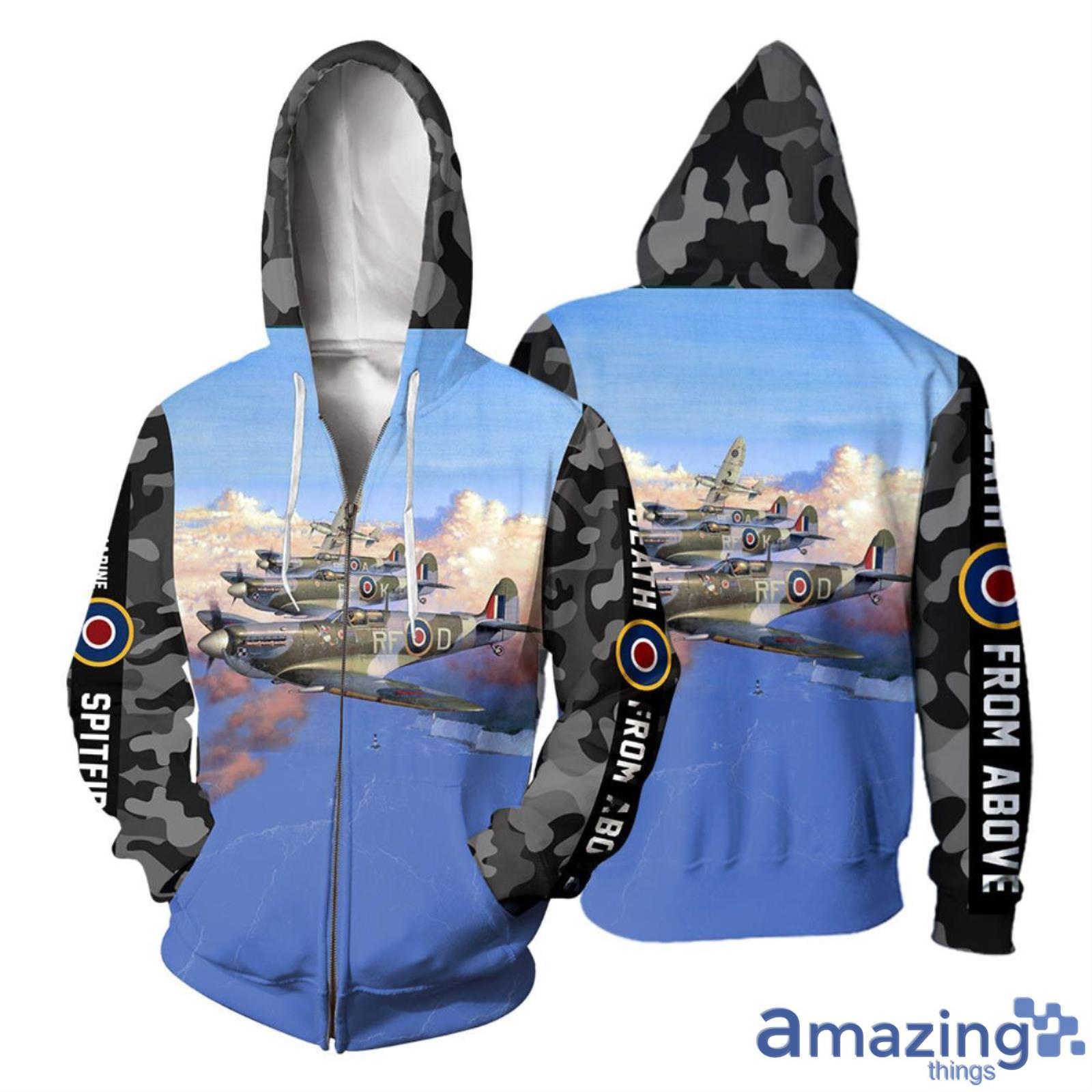 Spitfire Camo Halloween Gift 3D All Over Printed Shirts image Spitfire Camo Halloween Gift 3D All Over Printed Shirts Product Photo 5