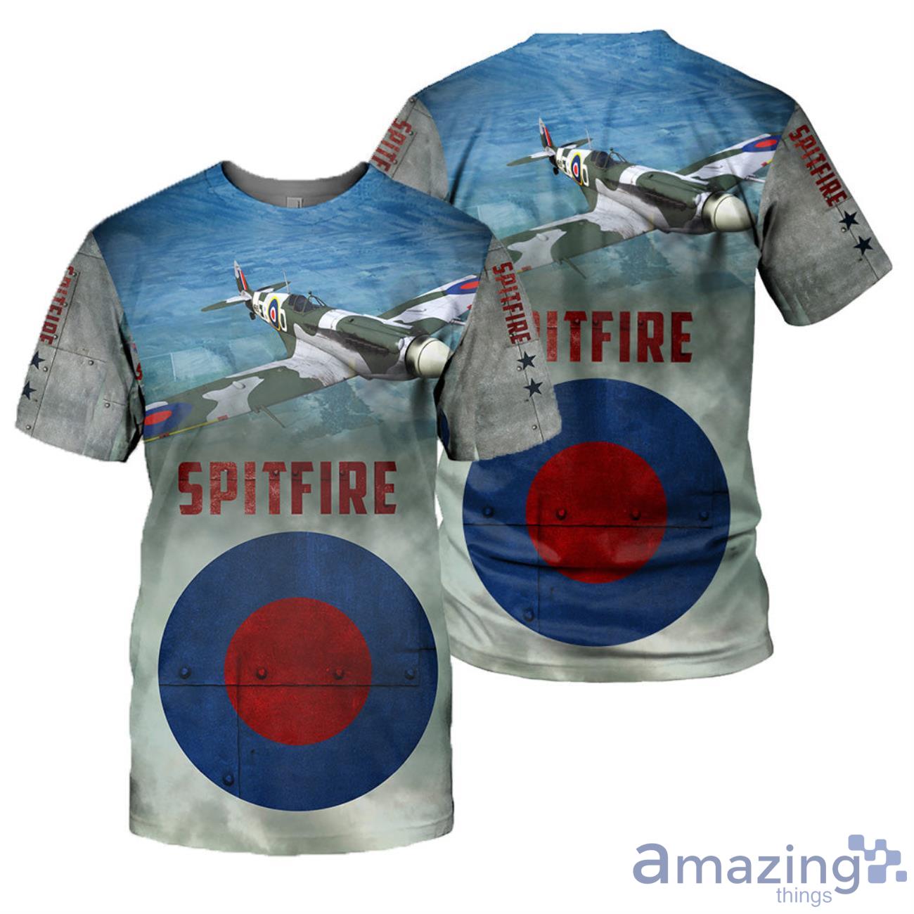 Spitfire Grey Halloween Gift 3D All Over Printed Shirts image Spitfire Grey Halloween Gift 3D All Over Printed Shirts Product Photo 3