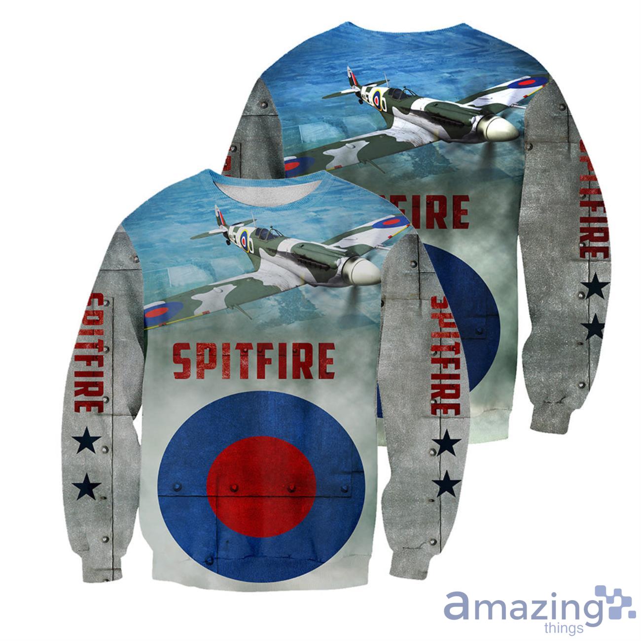 Spitfire Grey Halloween Gift 3D All Over Printed Shirts image Spitfire Grey Halloween Gift 3D All Over Printed Shirts Product Photo 4