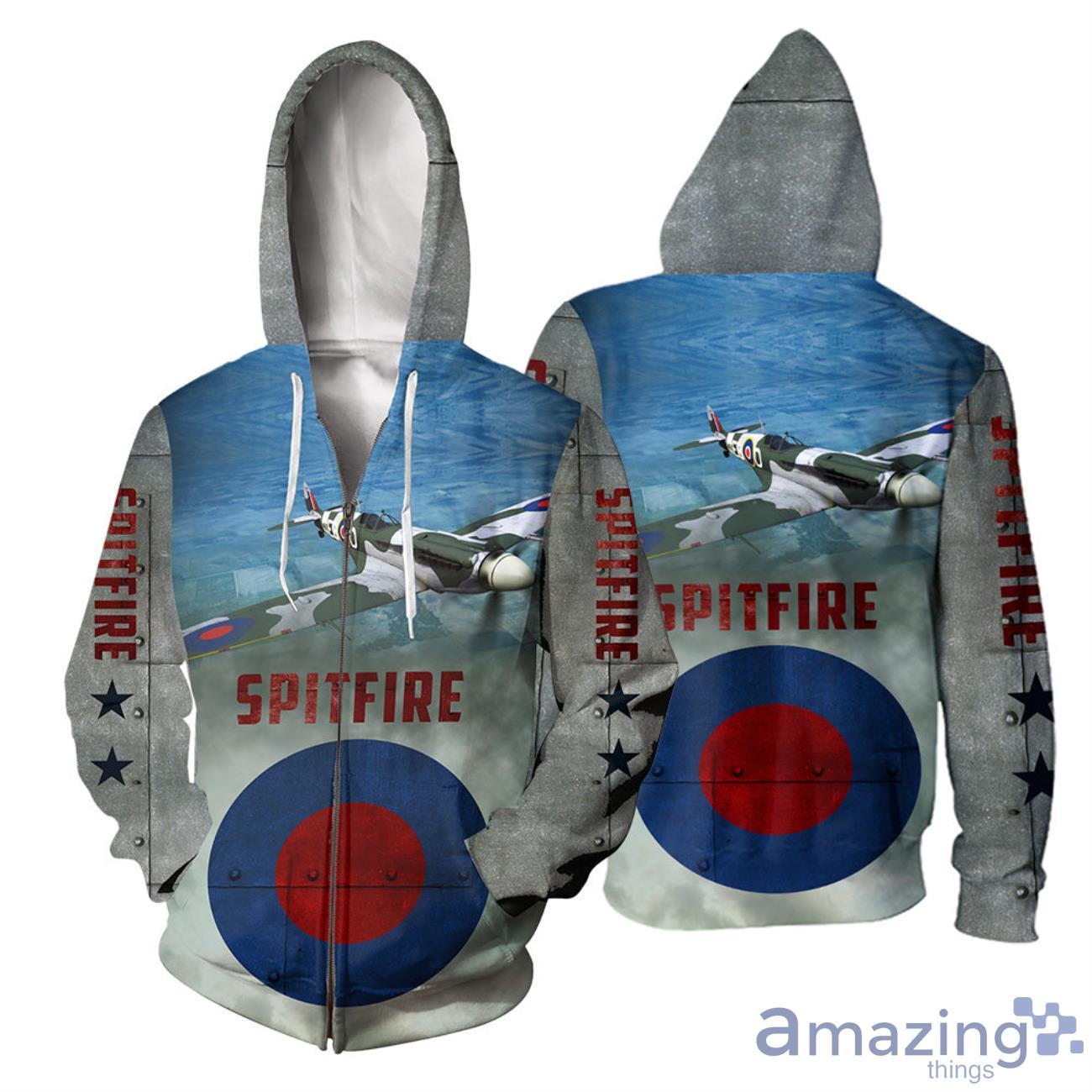 Spitfire Grey Halloween Gift 3D All Over Printed Shirts image Spitfire Grey Halloween Gift 3D All Over Printed Shirts Product Photo 5