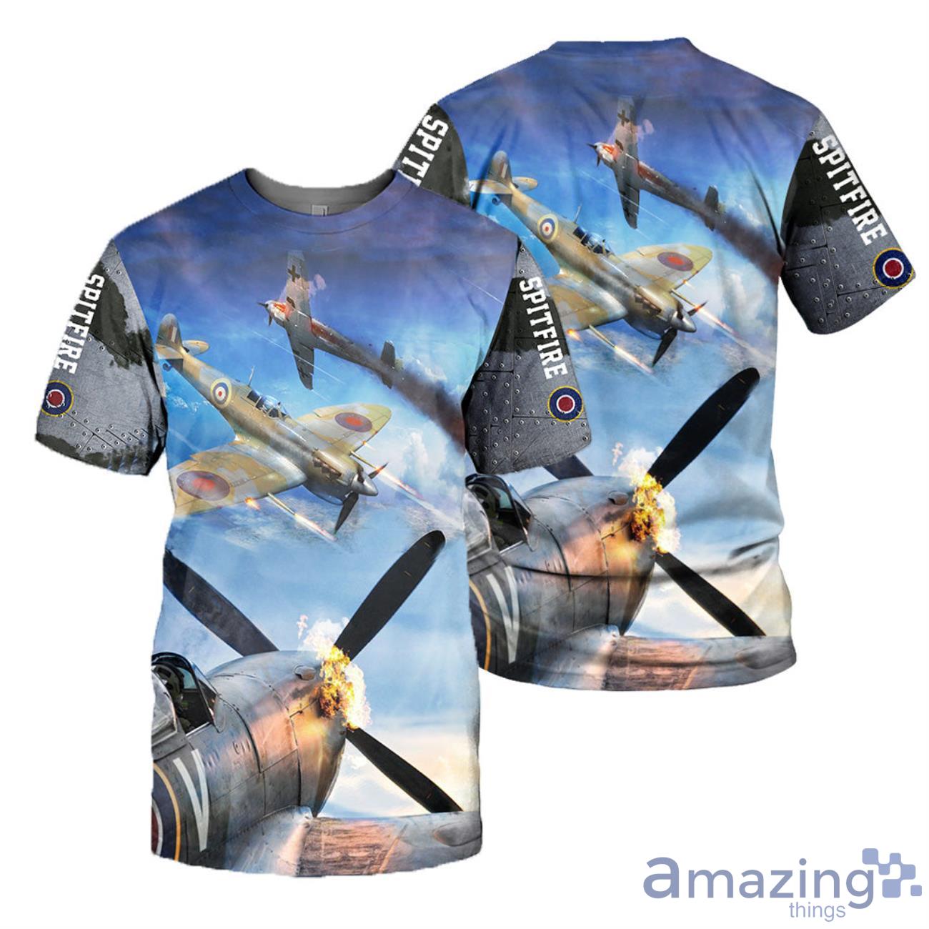 Spitfire Halloween Gift 3D All Over Printed Shirts image Spitfire Halloween Gift 3D All Over Printed Shirts Product Photo 3