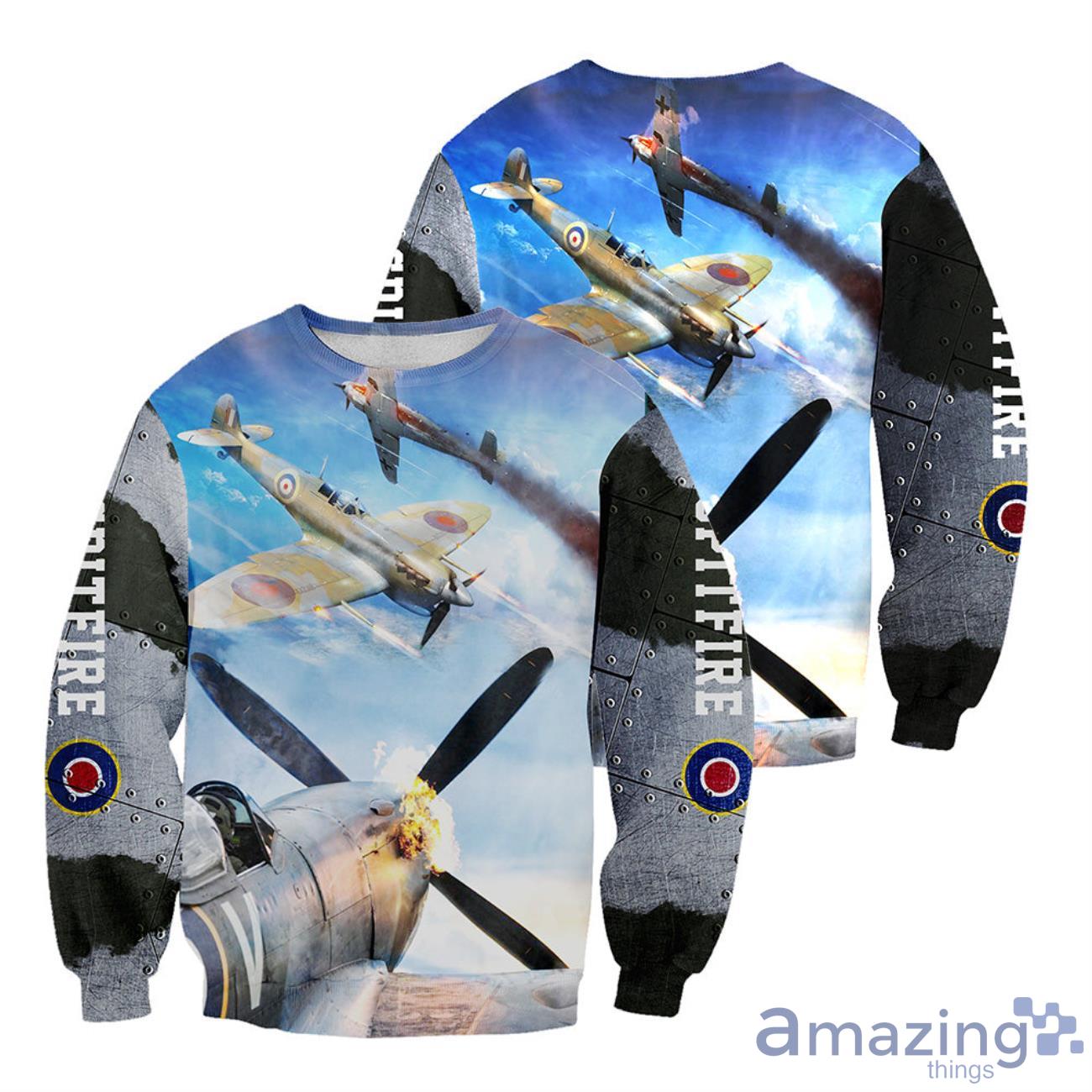 Spitfire Halloween Gift 3D All Over Printed Shirts image Spitfire Halloween Gift 3D All Over Printed Shirts Product Photo 4