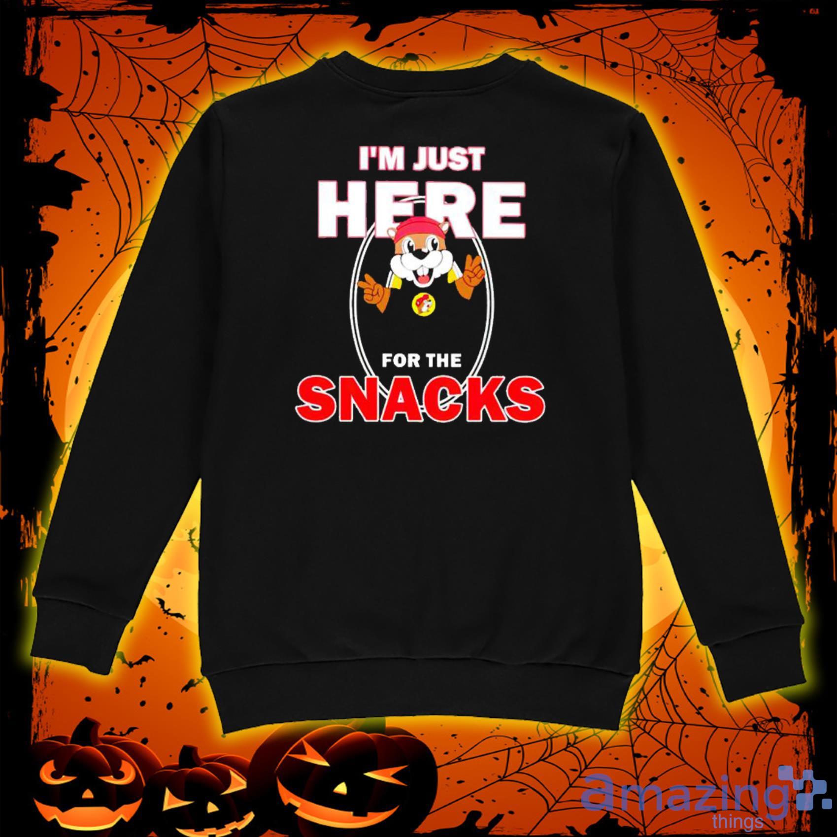 Squirrel Buc Ee's I'm Just Here For The Snacks Trending T Shirt 2022 image Squirrel Buc Ee's I'm Just Here For The Snacks Trending T Shirt 2022