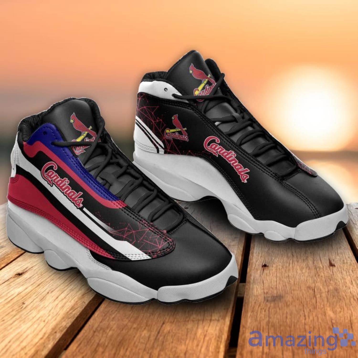 St. Louis Cardinals Air Jordan 13 Sneakers MLB Custom Sports - Inspire  Uplift