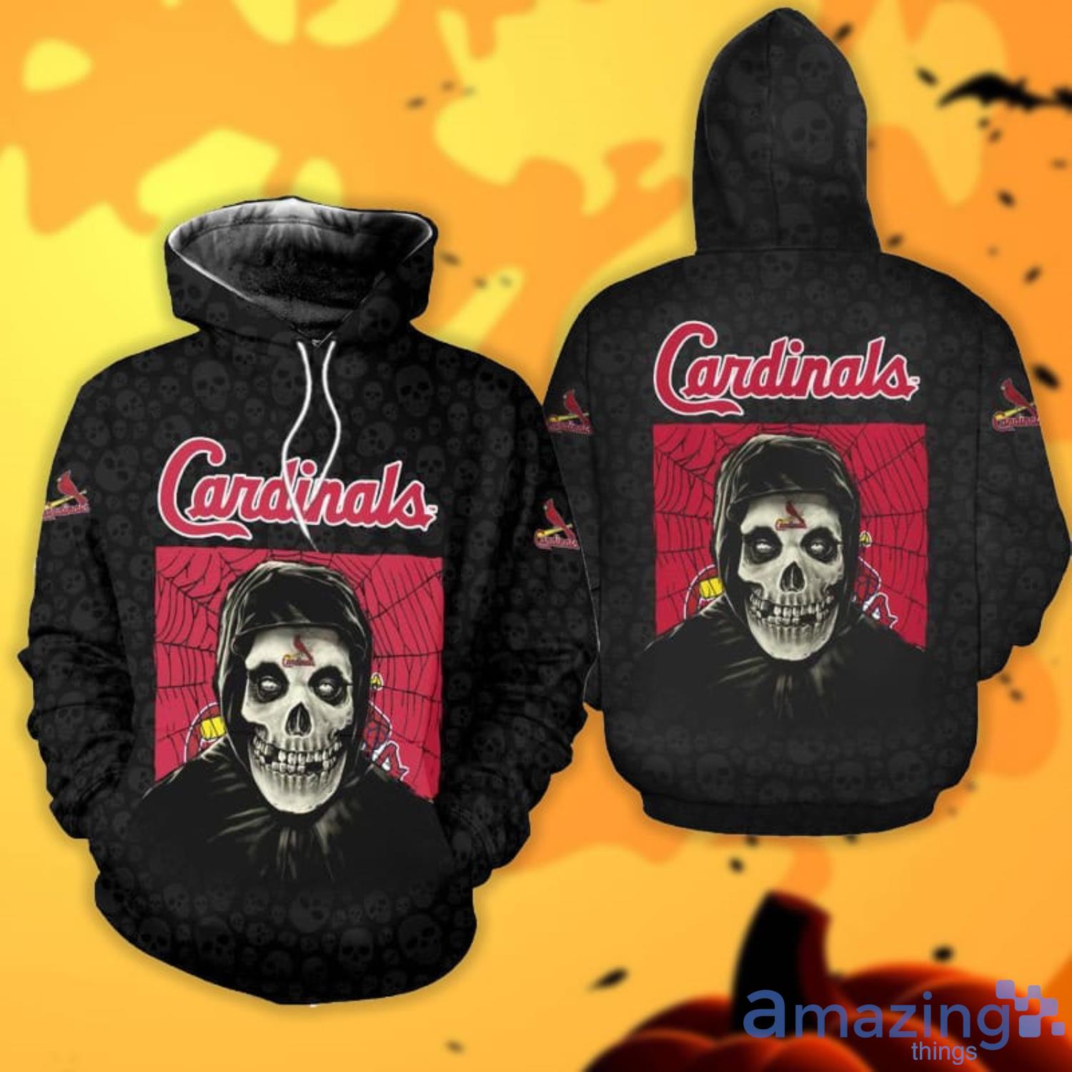 St. Louis Cardinals Halloween Misfit 3D All Over Printed Shirts Product Photo 1