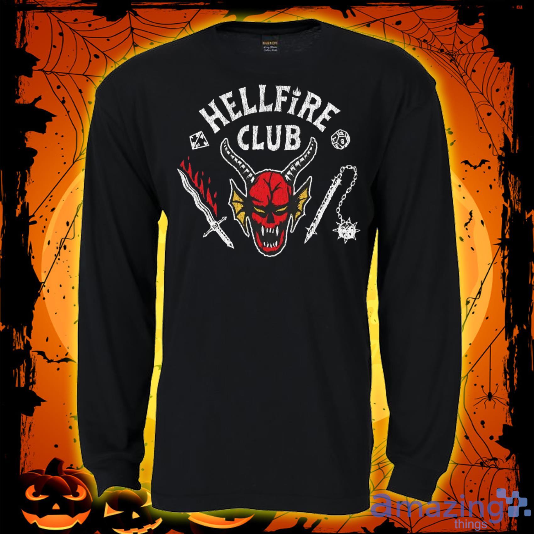 Stranger Things Hellfire Club Vintage Unisex Hot Search Trending T Shirt 2022 image Stranger Things Hellfire Club Vintage Unisex Hot Search Trending T-Shirt 2022 Product Photo 4