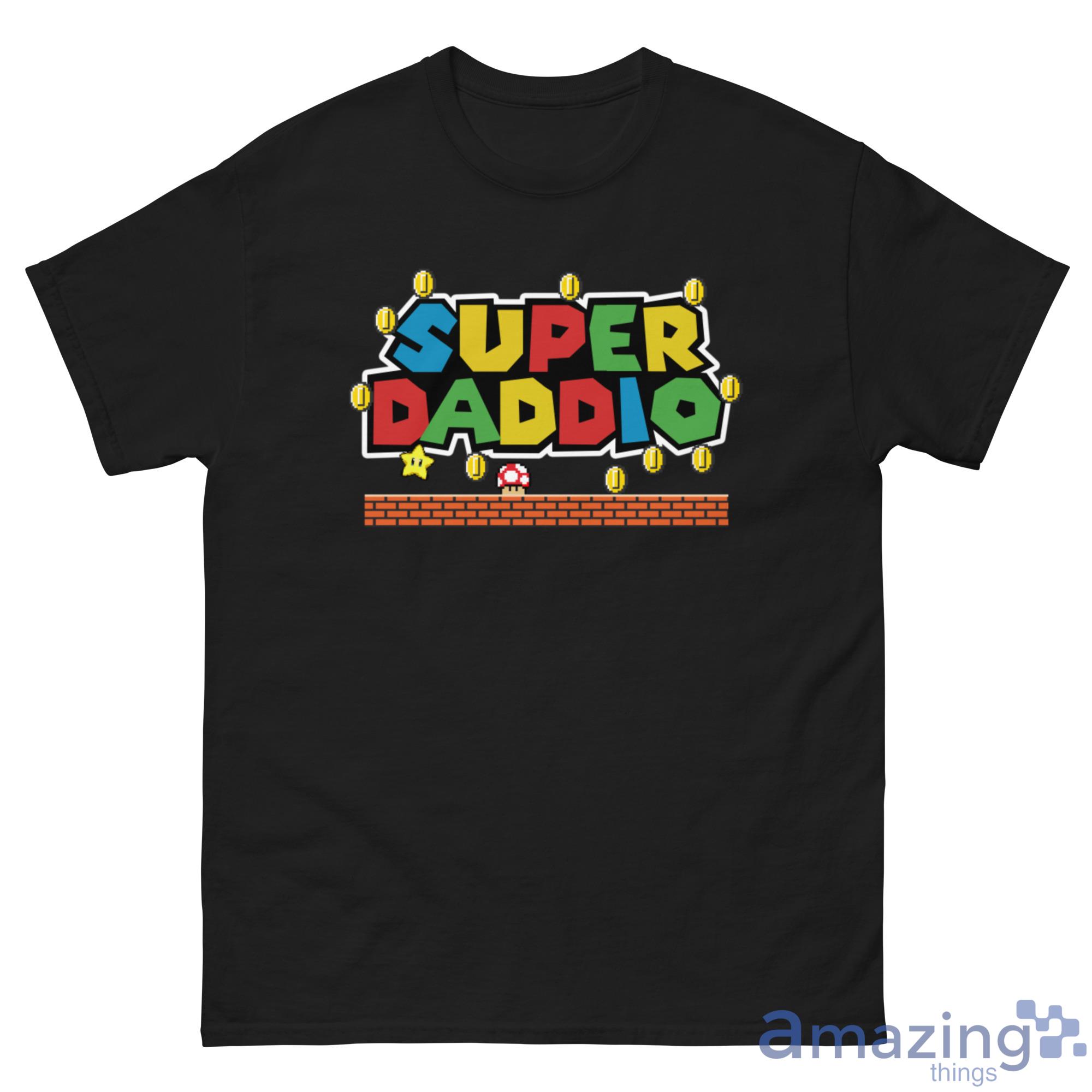 Super Daddio Mario Father's Day Gift Shirt image Super Daddio Mario Fathers Day Gift Shirt - G500 Men’s Classic Tee
