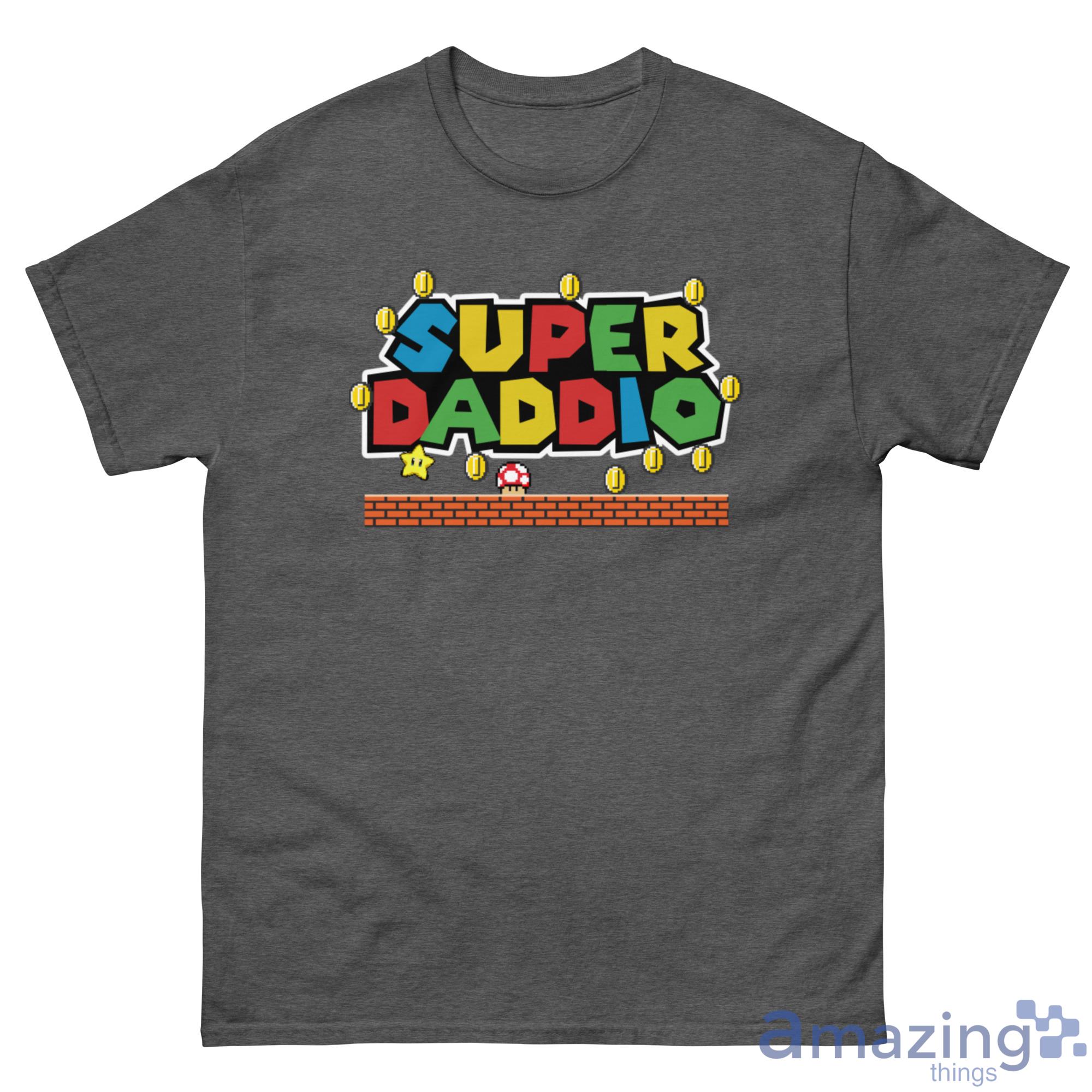 Super Daddio Mario Father's Day Gift Shirt image Super Daddio Mario Father's Day Gift Shirt - G500 Men’s Classic Tee-1
