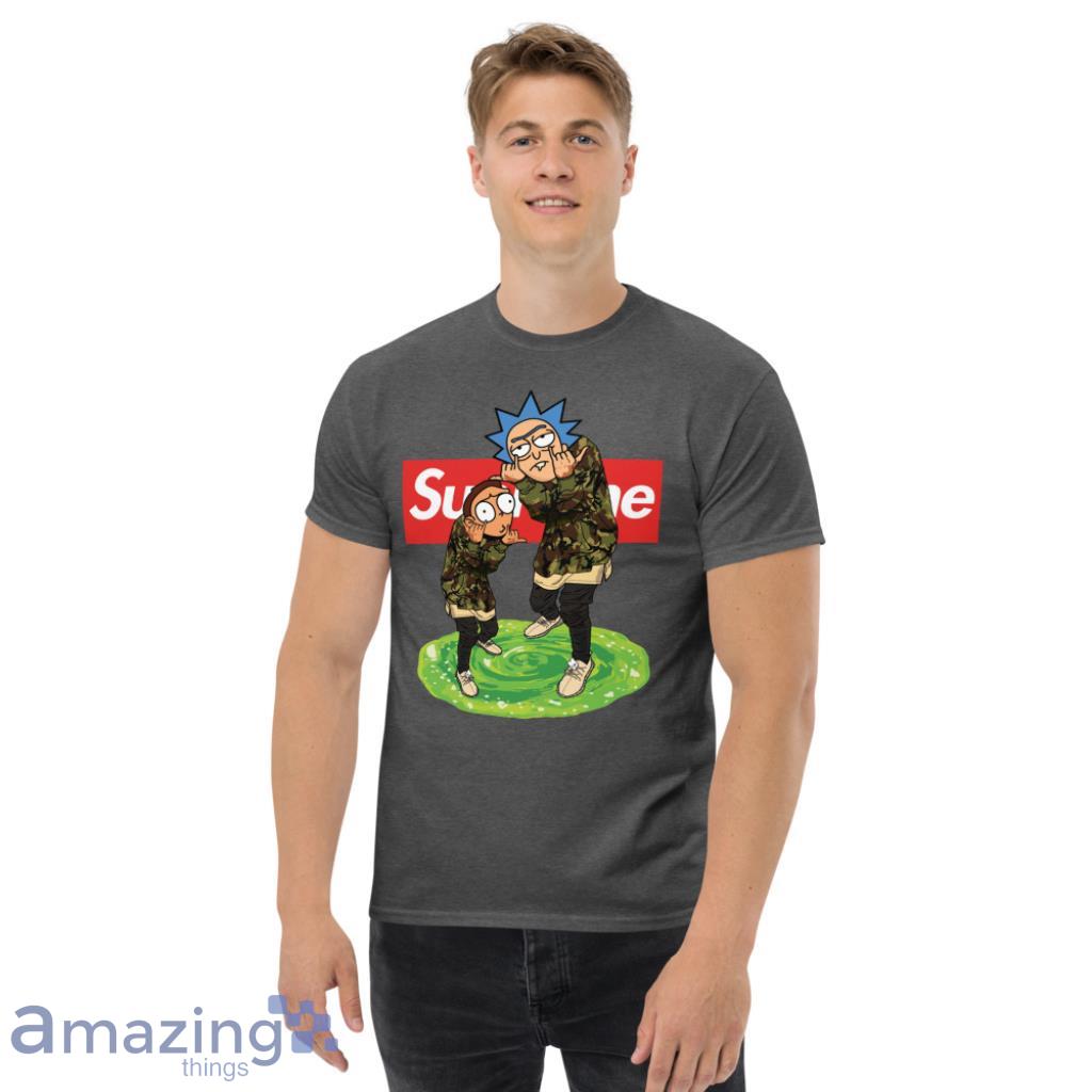 Official Supreme rick and morty hoodie, t-shirt, tank top