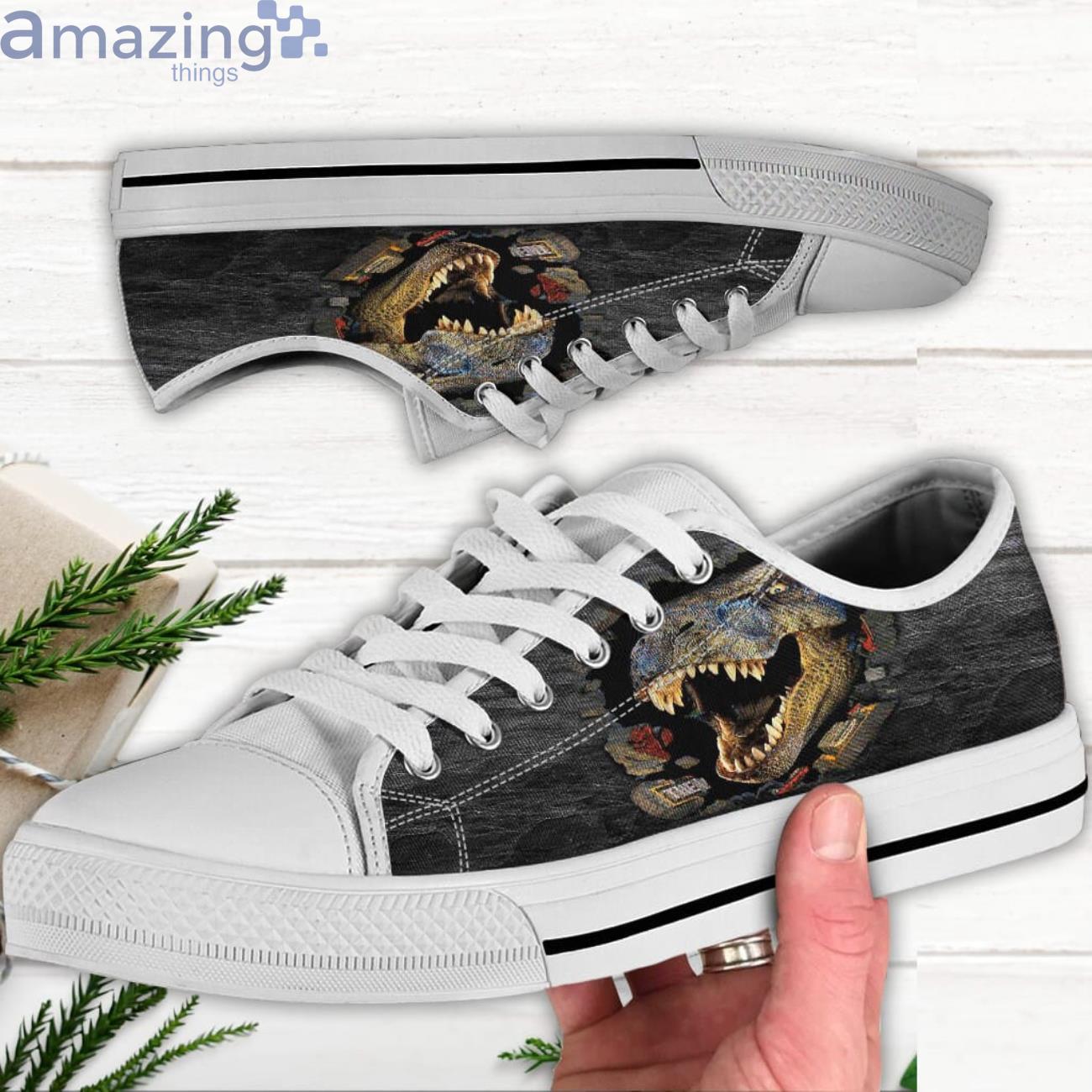T-Rex Low Top Canvas Shoes T-Rex Shoes For Men And Women Product Photo 1 T-Rex Low Top Canvas Shoes T-Rex Shoes For Men And Women Product Photo 1