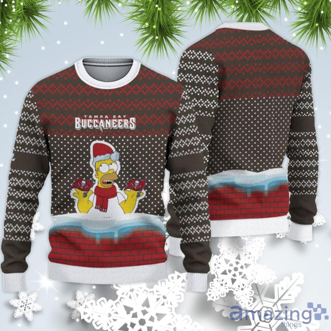 Tampa Bay Buccaneers Christmas Simpson Sweater For Fans Product Photo 1