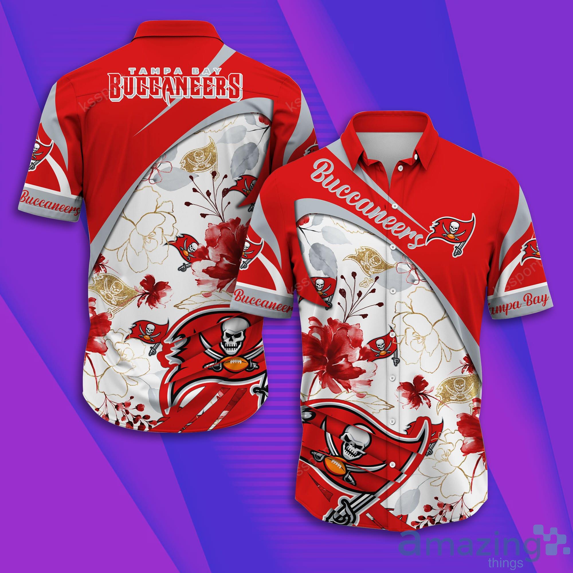 Tampa Bay Buccaneers NFL Short Sleeve Aloha Hawaiian Shirt Product Photo 1