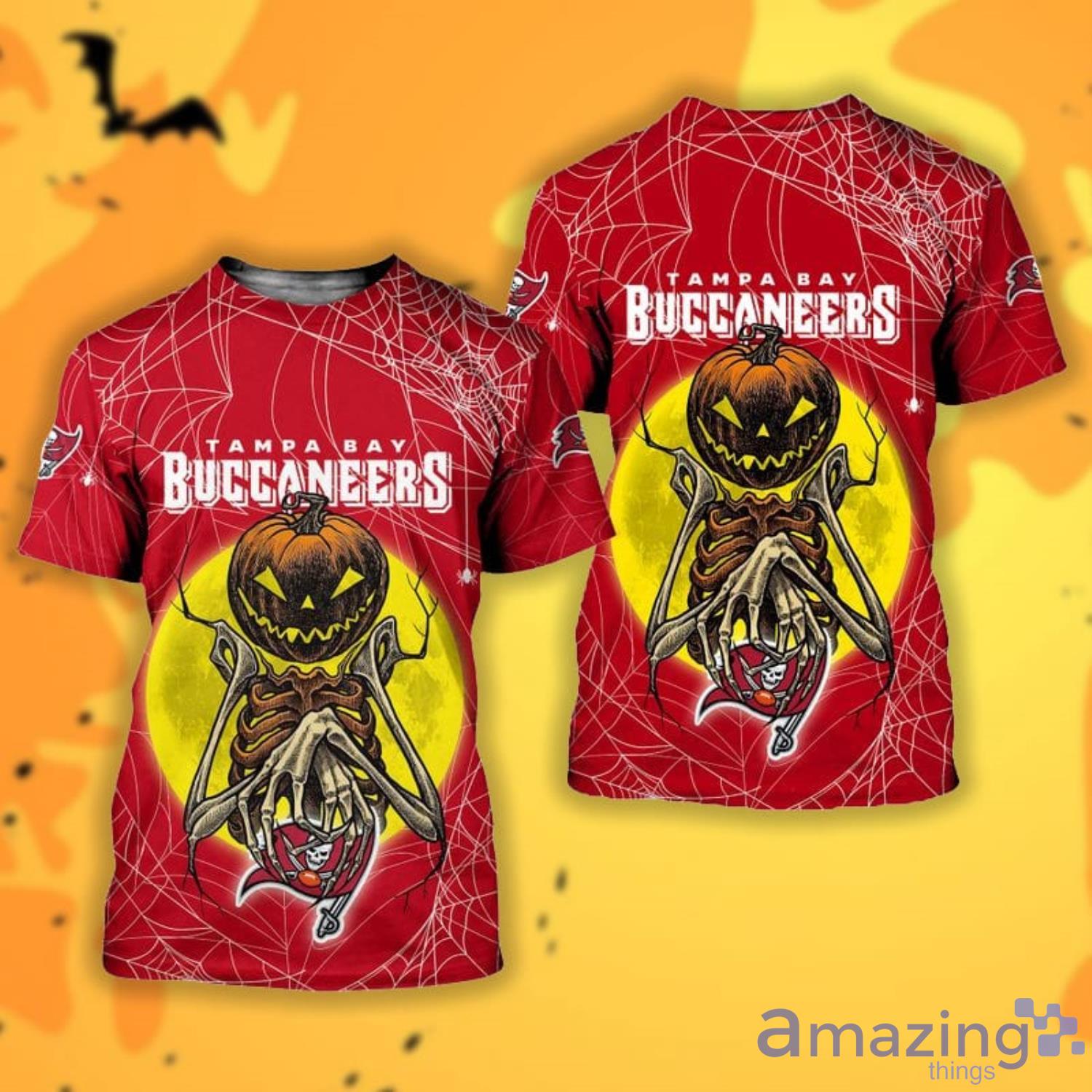 Tampa Bay Buccaneers Halloween Misfit 3D All Over Printed Shirts