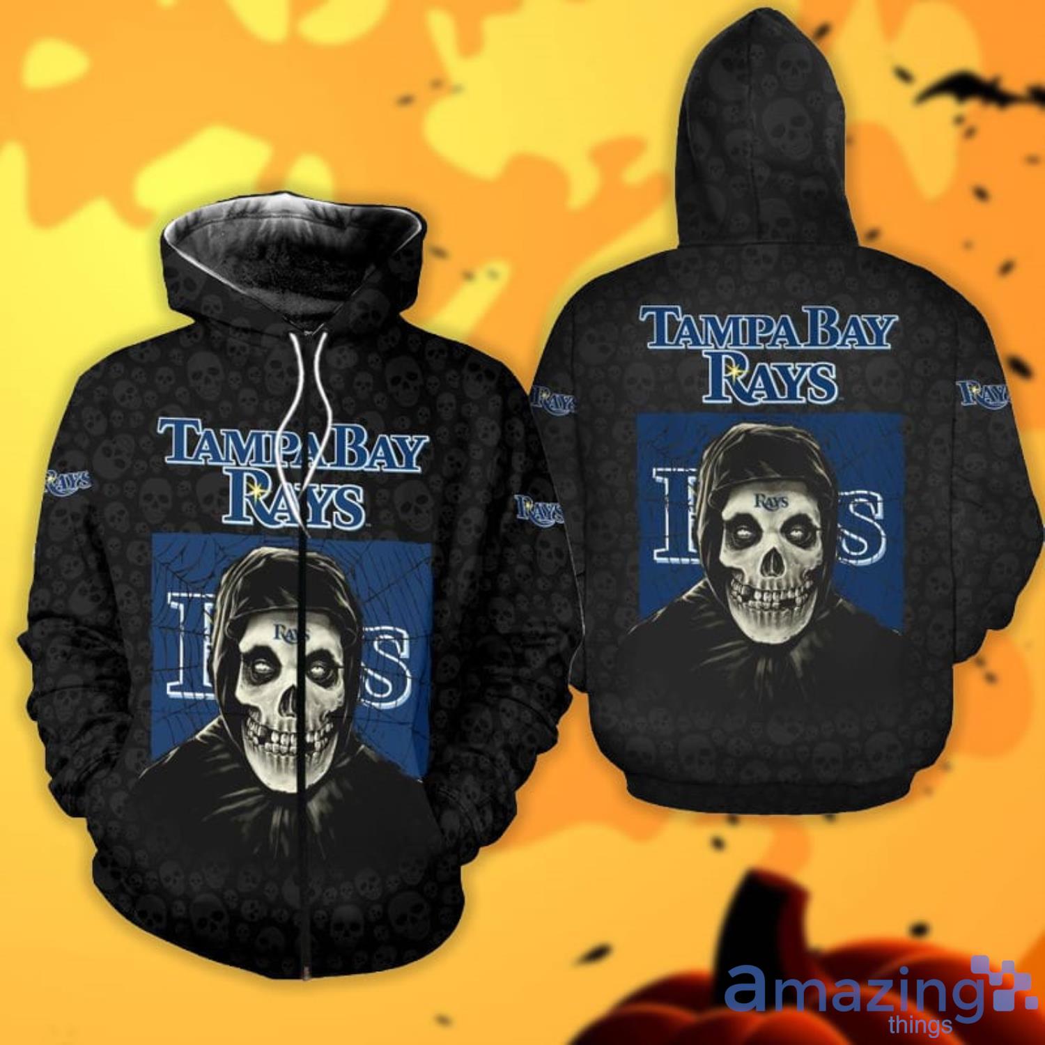 Tampa Bay Rays Halloween Misfit 3D All Over Printed Shirts