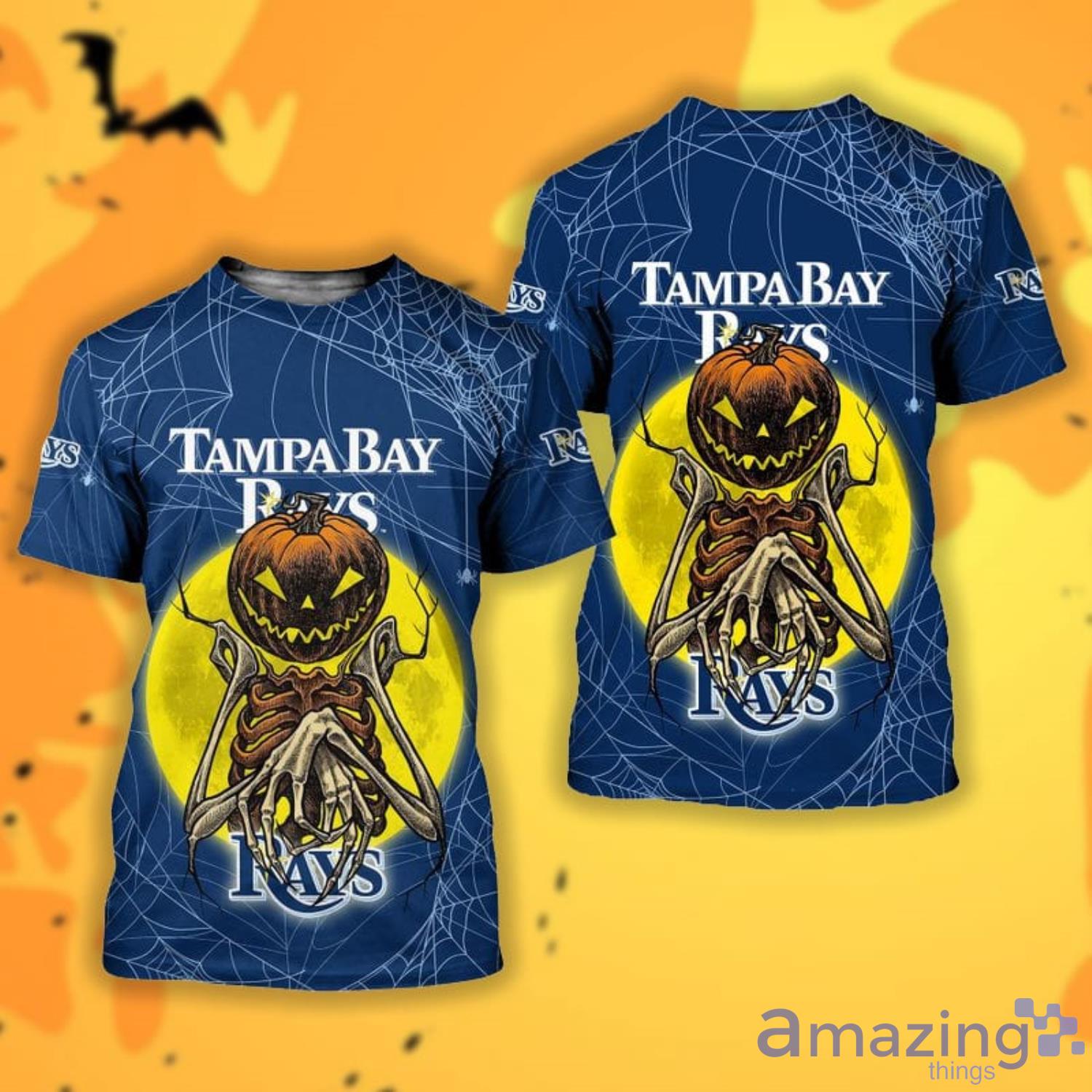 Tampa Bay Rays Halloween Misfit 3D All Over Printed Shirts