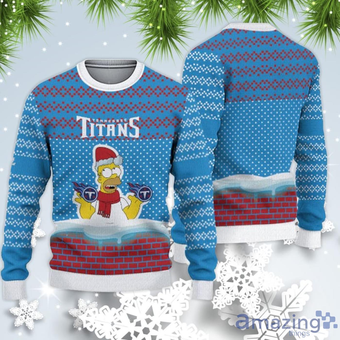 Tennessee Titans Christmas Simpson Sweater For Fans Product Photo 1