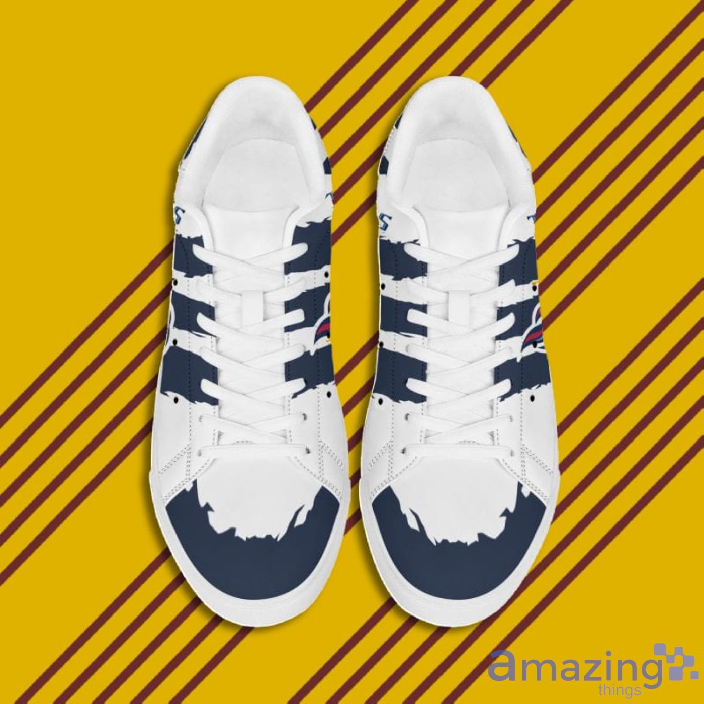 Tennessee Titans NFL Black And White Skate Shoes image Tennessee Titans NFL Black And White Skate Shoes Product Photo 4