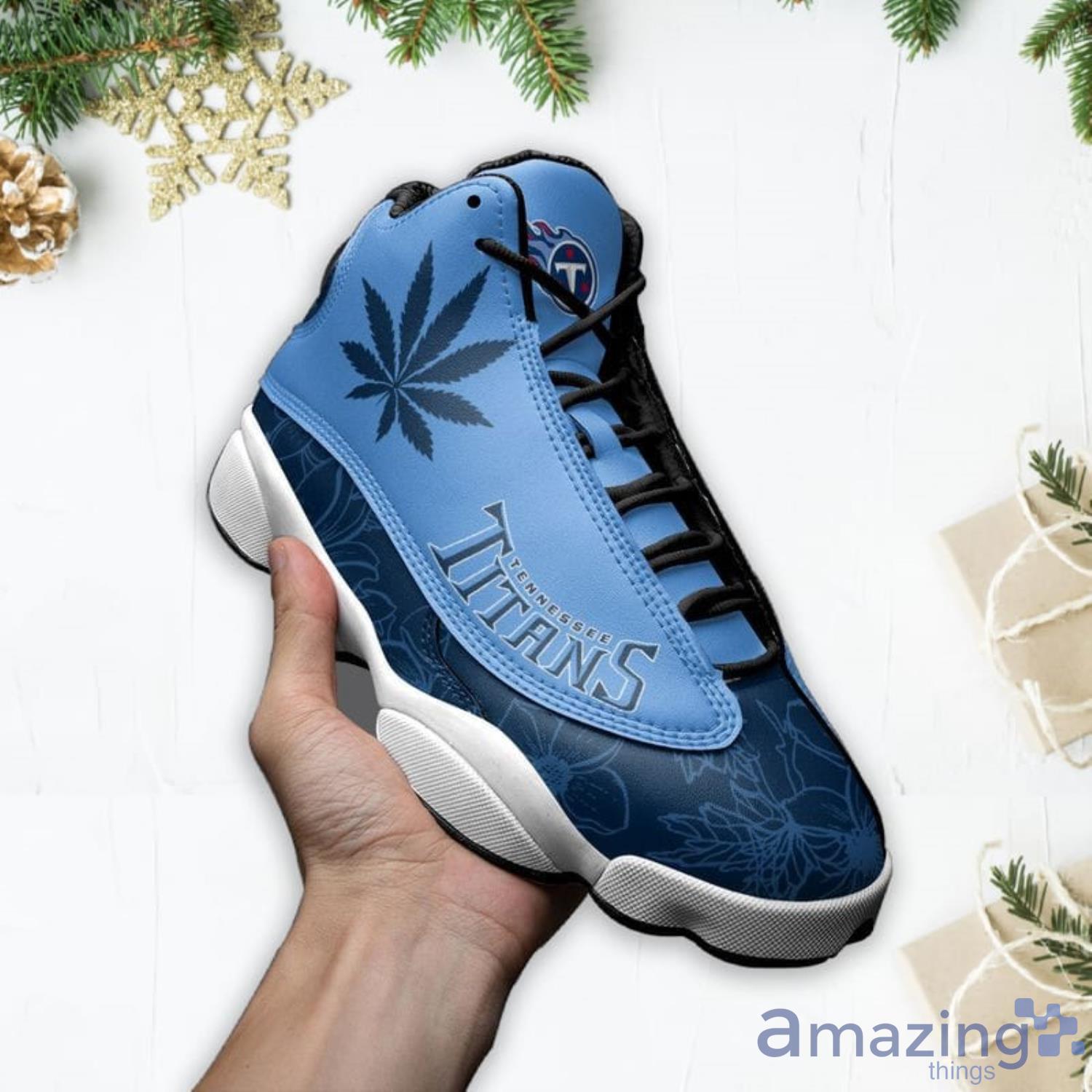 Tennessee Titans Weed Air Jordan 13 Shoes For Fans