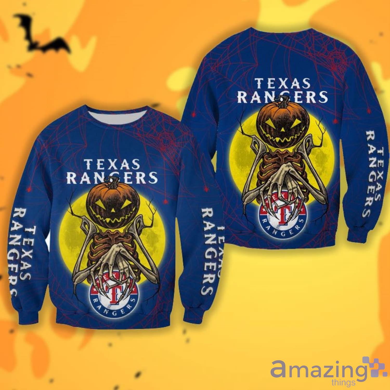 Texas Rangers Halloween Misfit 3D All Over Printed Shirts