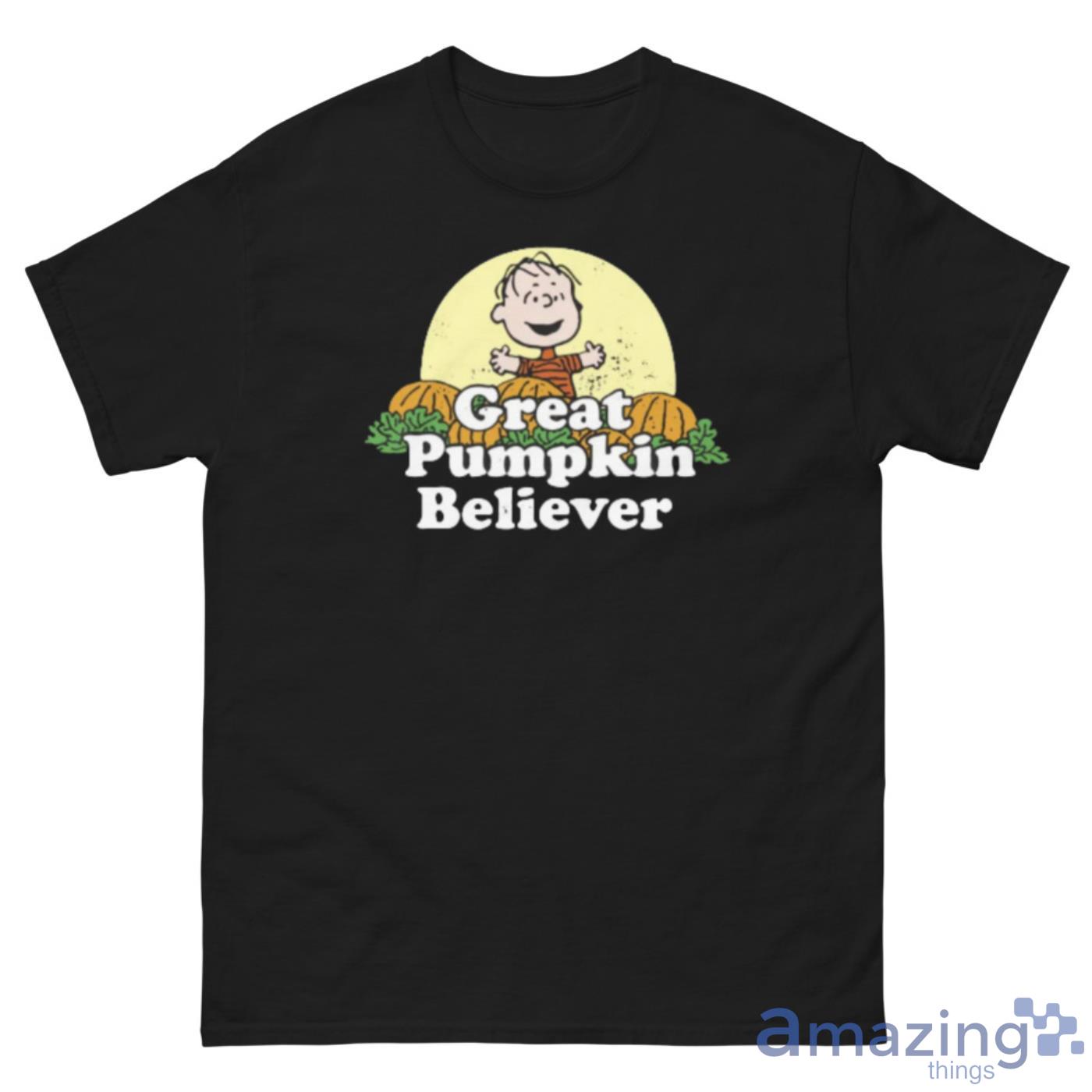 The Great Pumpkin Believer Halloween T-Shirt - the-great-pumpkin-believer-halloween-t-shirt-1