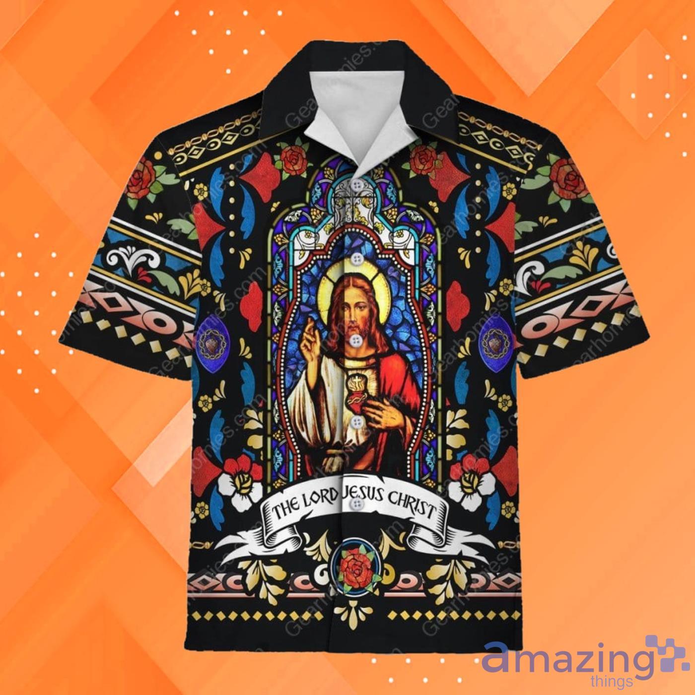 The Lor Jesus Christ Staine Hawaiian Shirt Product Photo 1