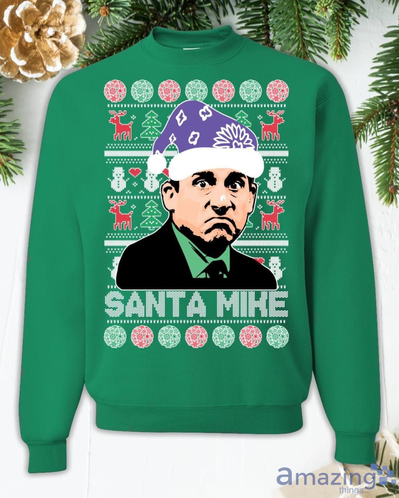 The Office Santa Mike Christmas Sweatshirt image The Office Santa Mike Christmas Sweatshirt Product Photo 2