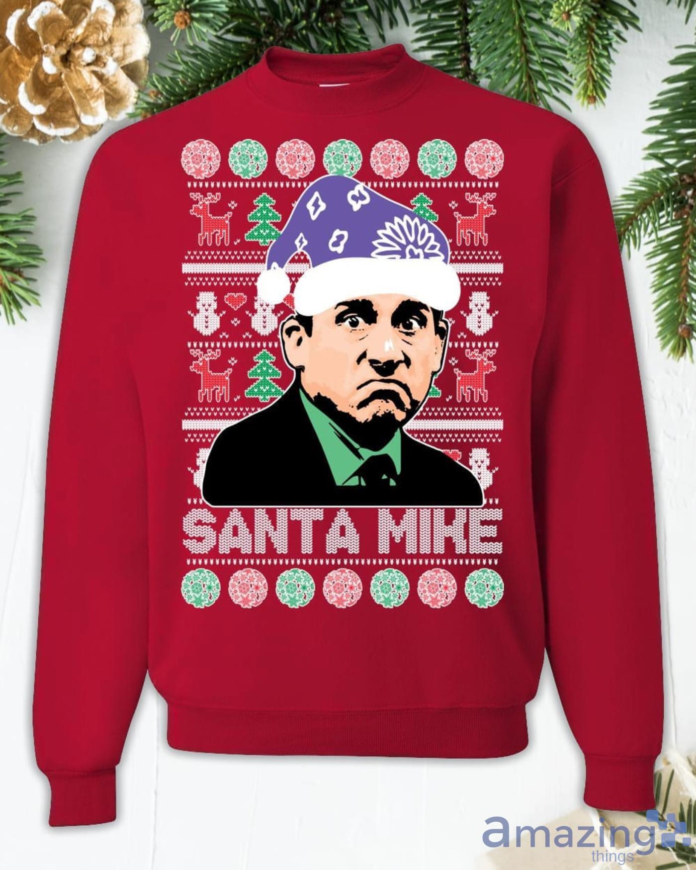 The Office Santa Mike Christmas Sweatshirt image The Office Santa Mike Christmas Sweatshirt Product Photo 3