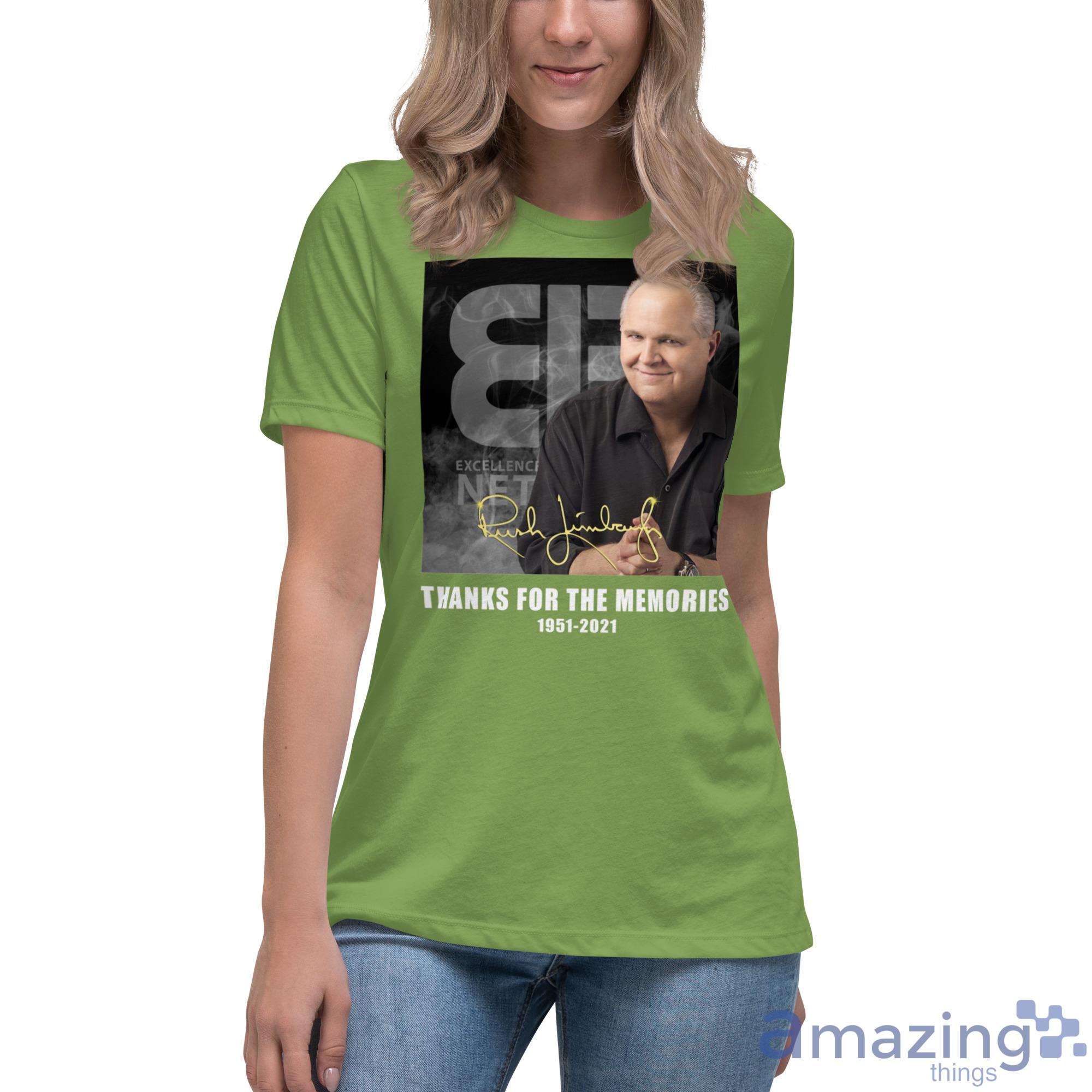 The Rush Limbaugh Show, Thanks For The Memories 1951 2021 Shirt image The Rush Limbaugh Show, Thanks For The Memories 1951 2021 Shirt