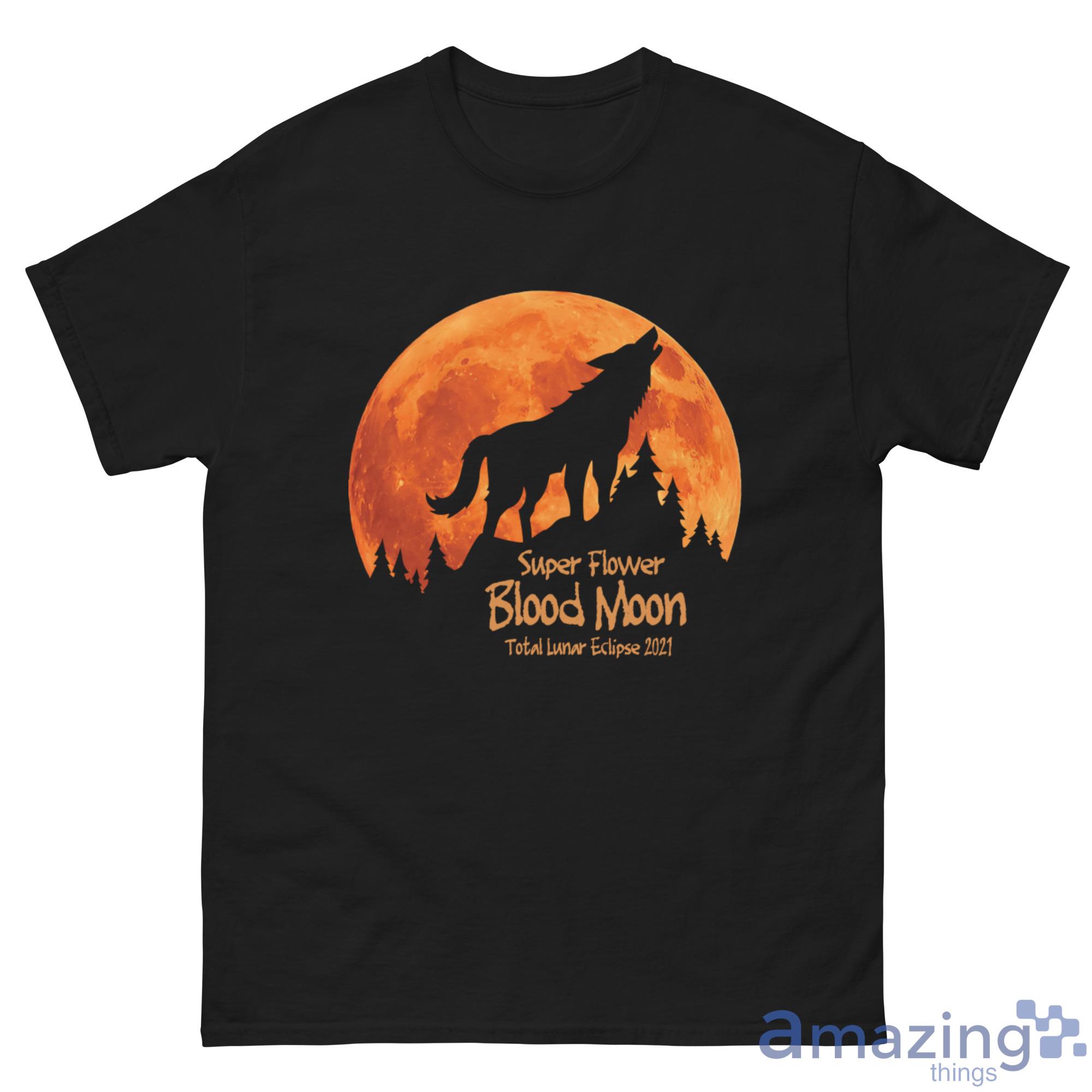 The Wolf Super Flower Blood Moon Shirt image The Wolf Super Flower Blood Moon Shirt - G500 Men’s Classic Tee