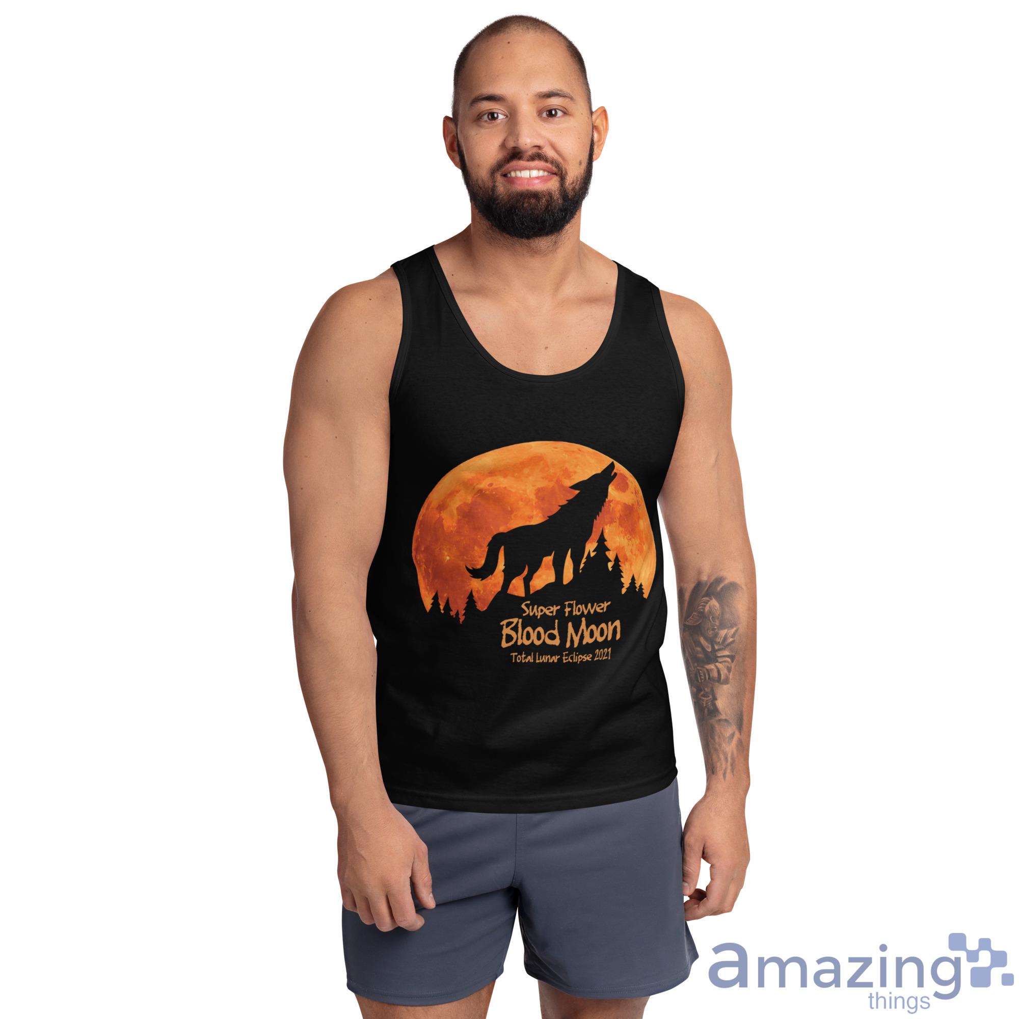 The Wolf Super Flower Blood Moon Shirt image The Wolf Super Flower Blood Moon Shirt - Ultra Cotton Tank Top