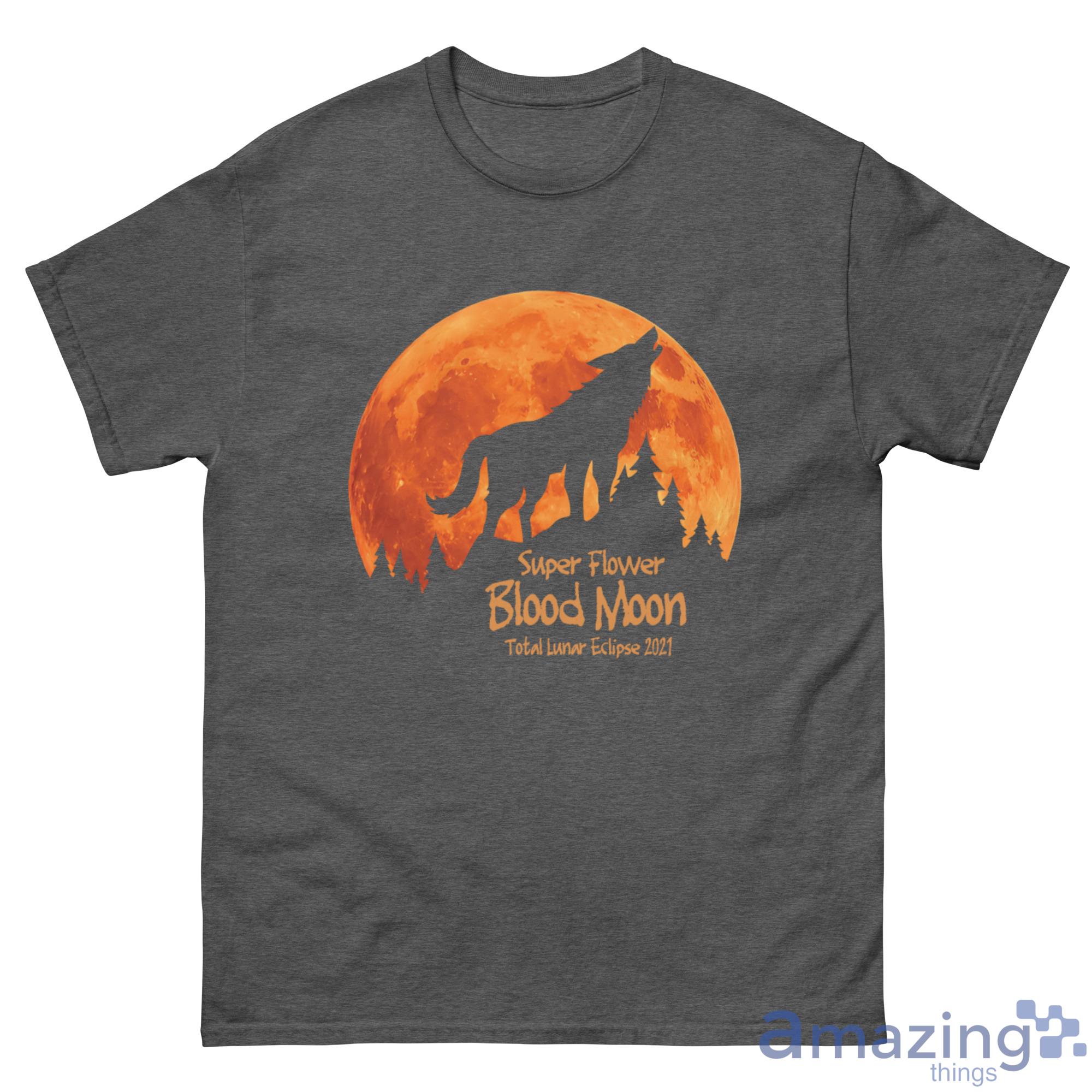 The Wolf Super Flower Blood Moon Shirt - G500 Men’s Classic Tee-1 The Wolf Super Flower Blood Moon Shirt - G500 Men’s Classic Tee-1